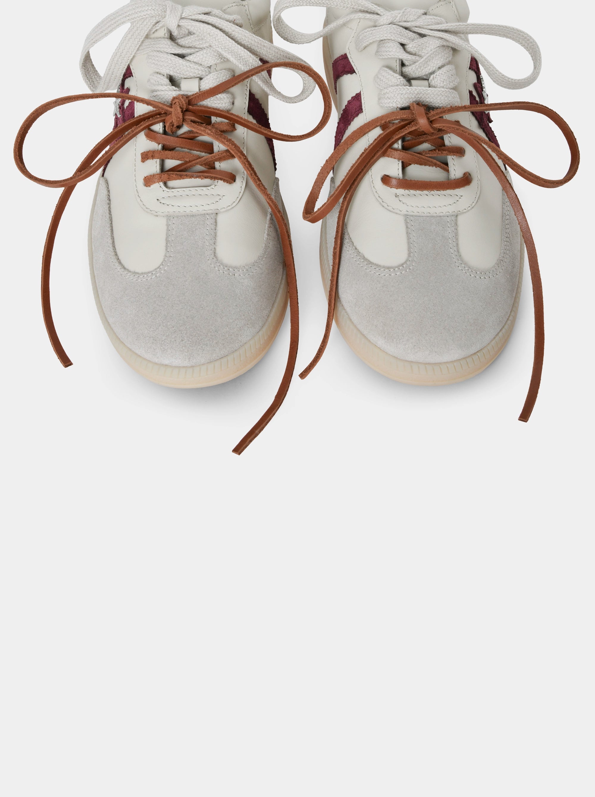 MARTINA BEIGE WINE SNEAKERS