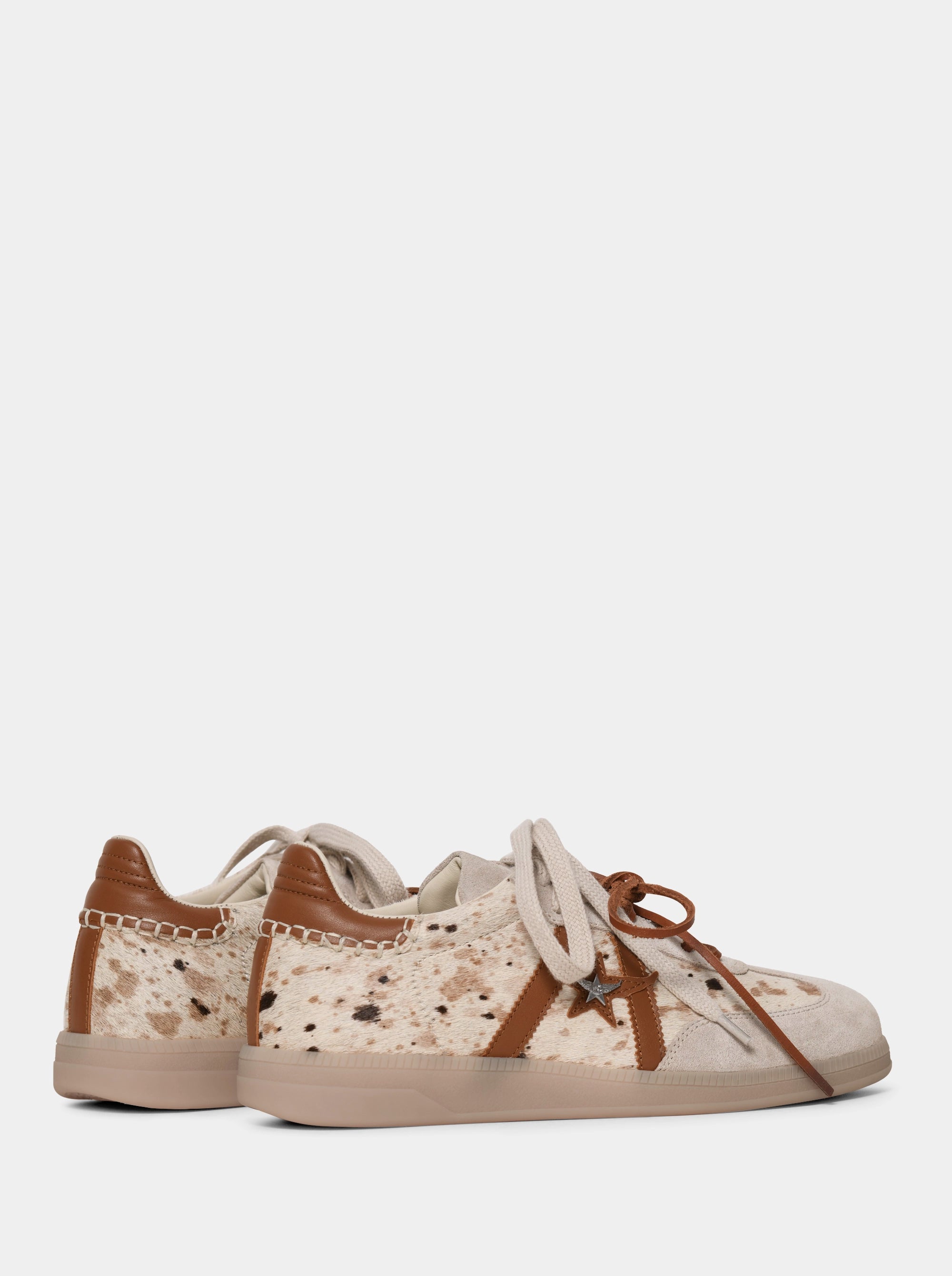 MARTINA ANIMALIER BROWN SNEAKERS