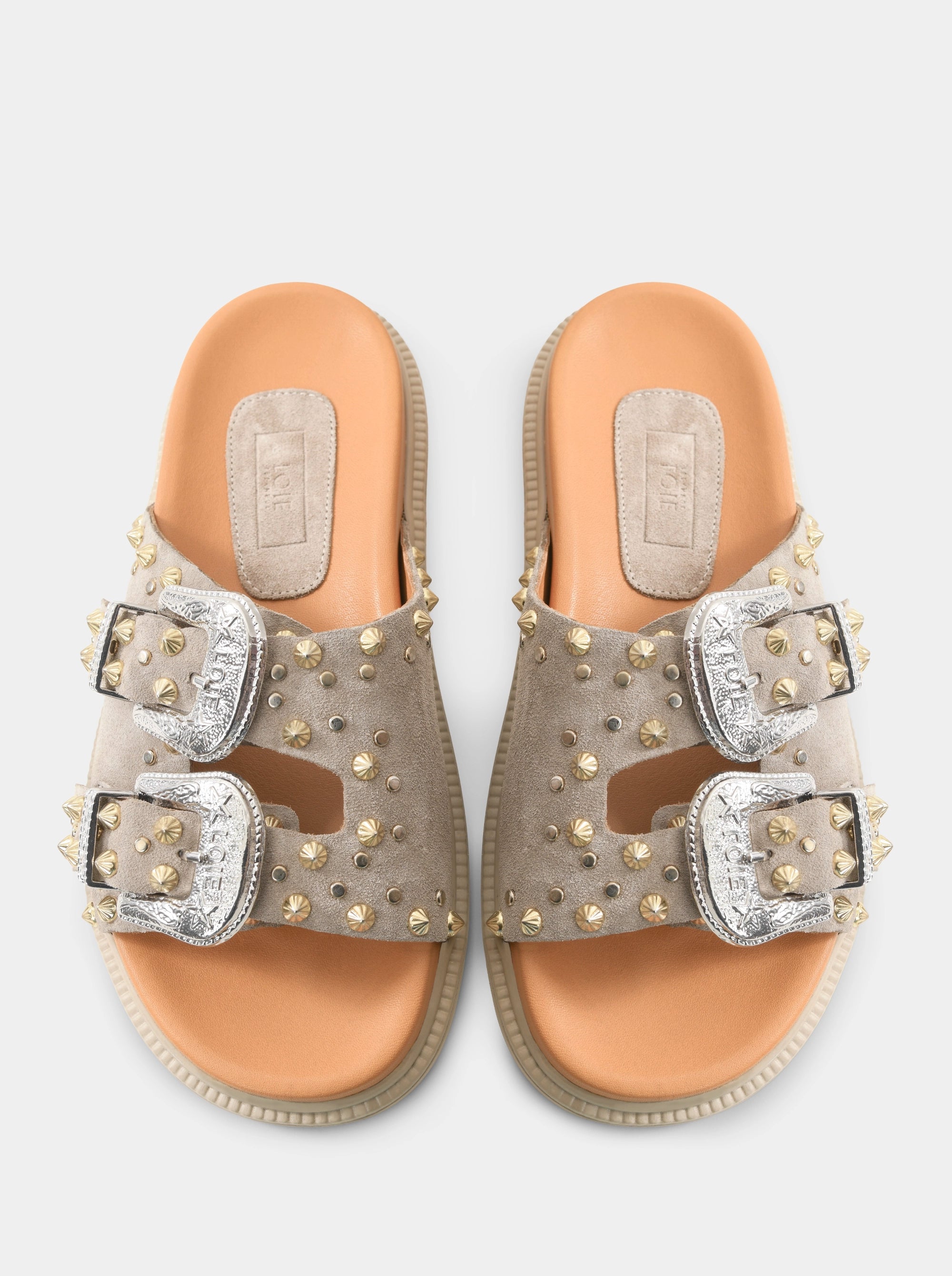 MEDISON MINK SUEDE SLIPPERS