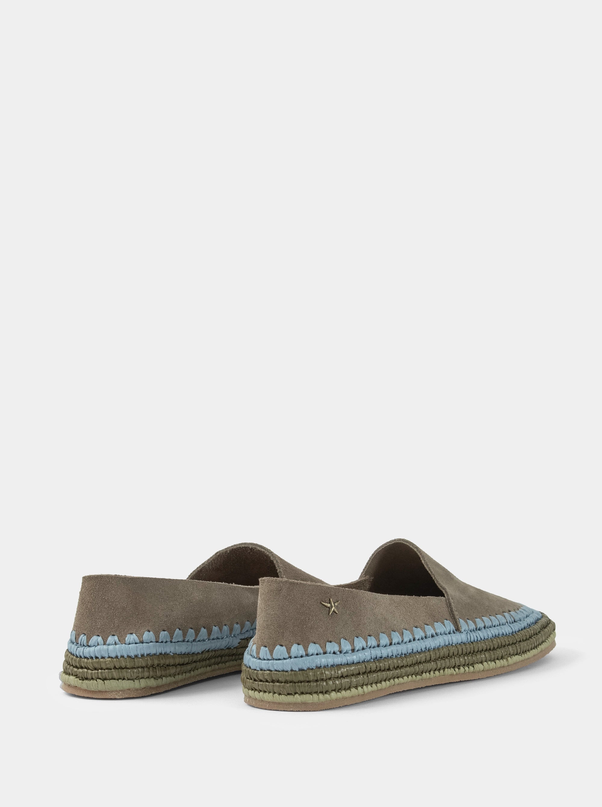 MOANA KHAKI SUEDE BALLET FLATS