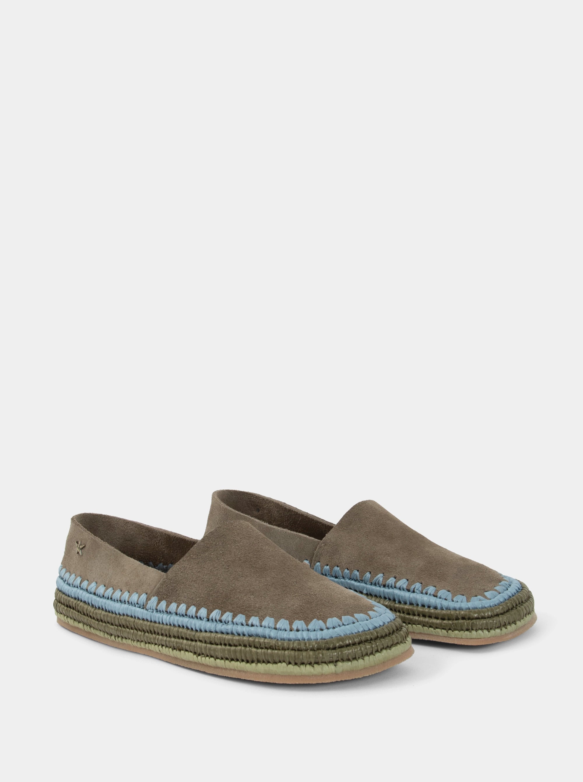 MOANA KHAKI SUEDE BALLET FLATS