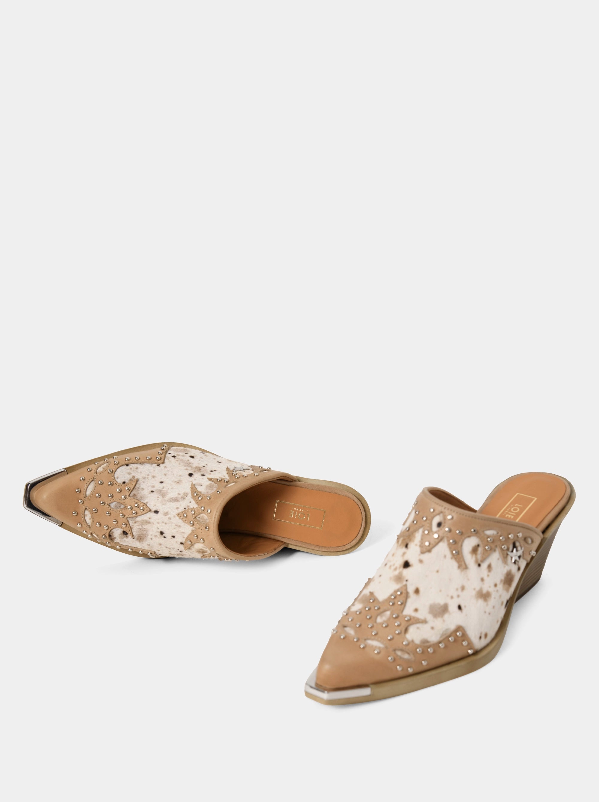 NEW VIVA HAIRY LEATHER SLIPPER