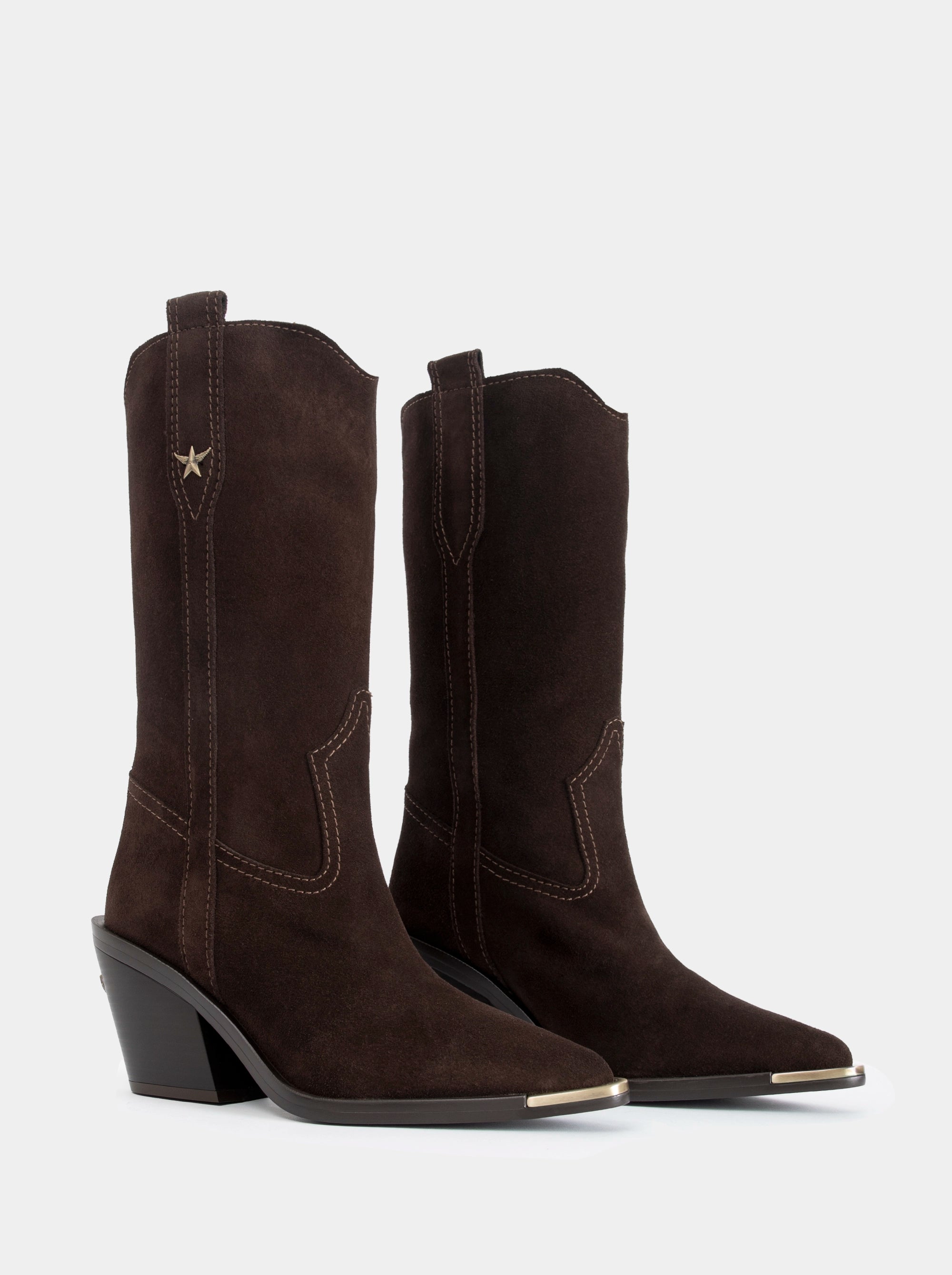 NOVA BROWN SUEDE BOOTS