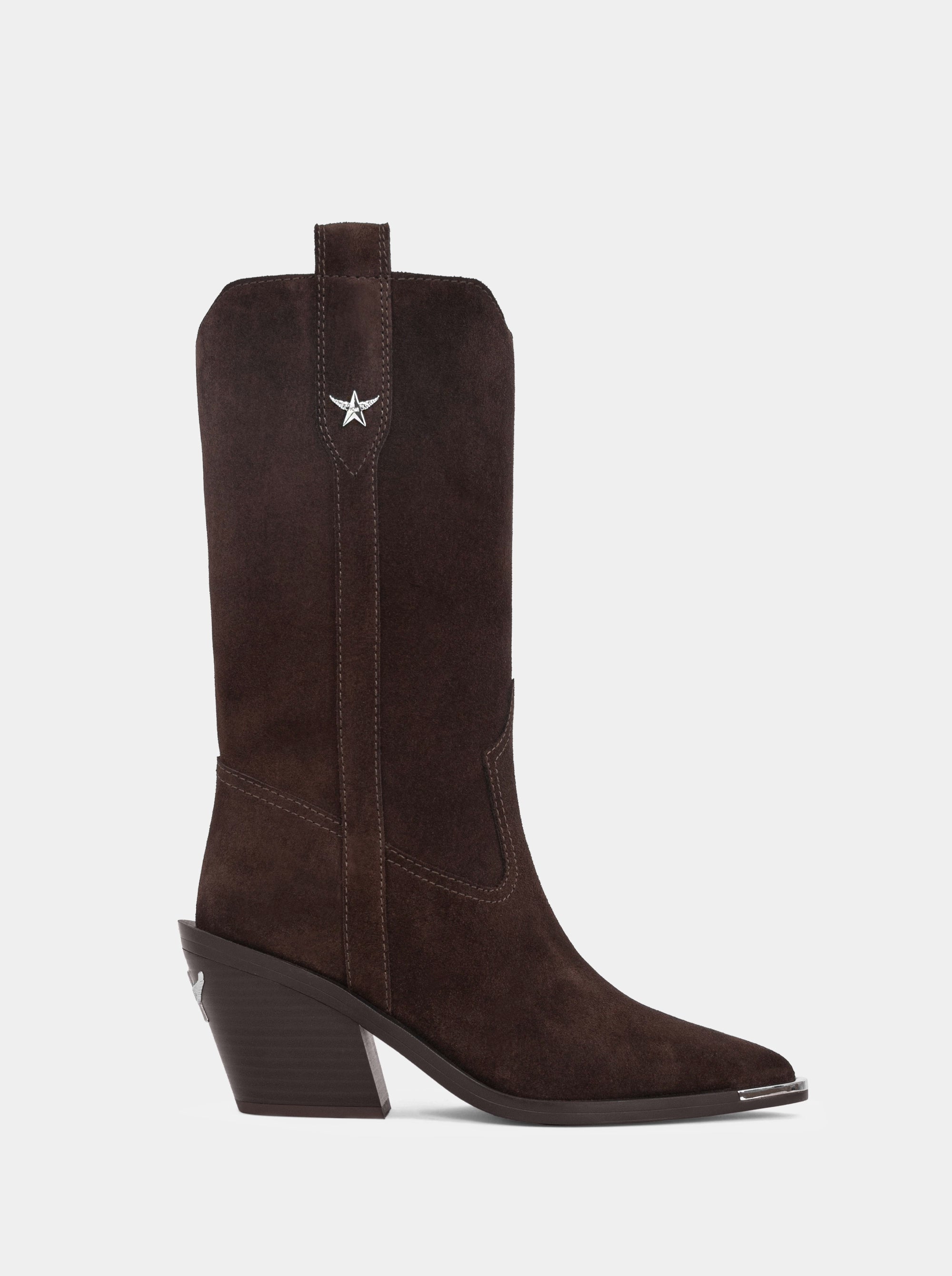 NOVA BROWN SUEDE BOOTS
