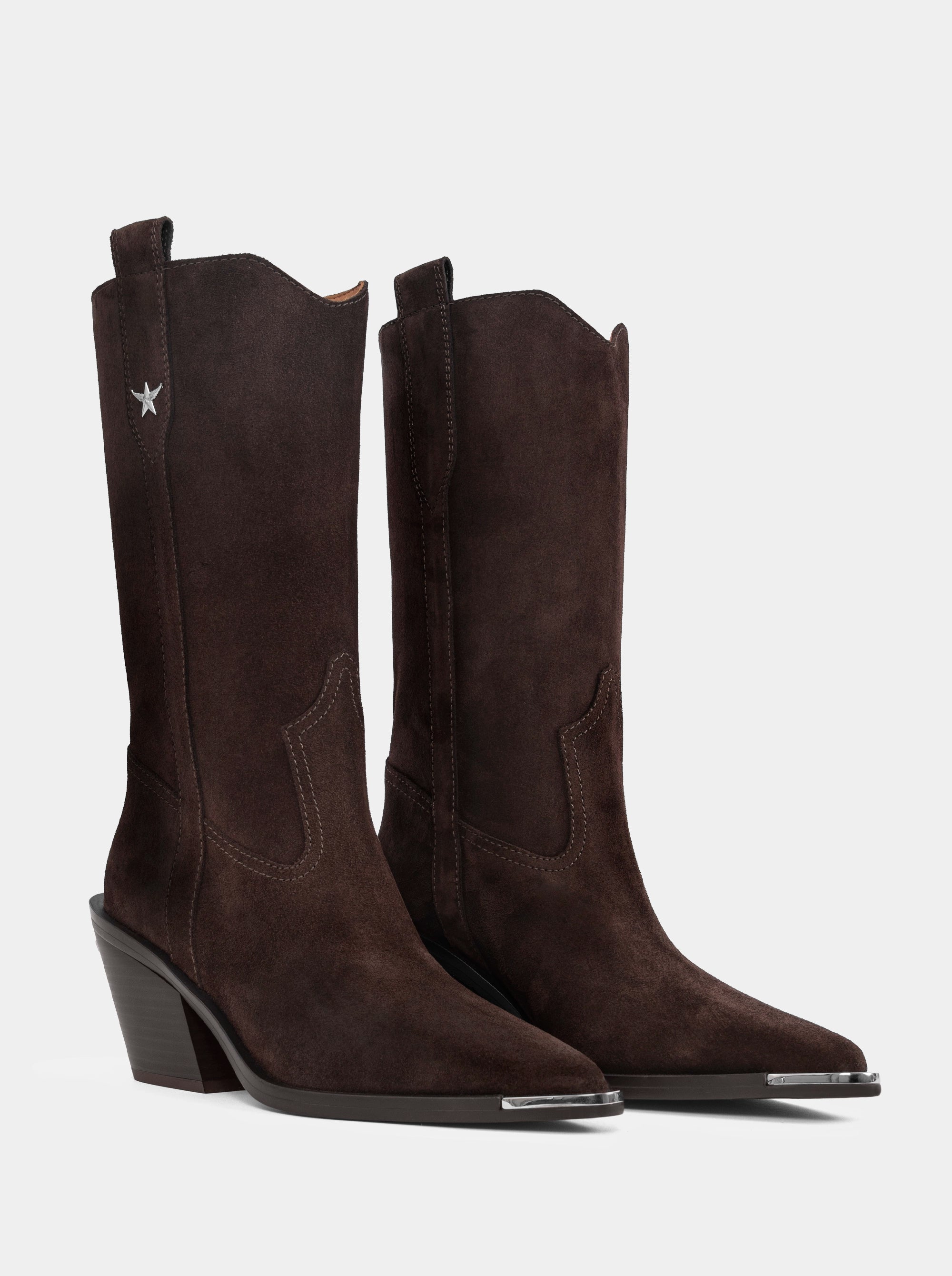 NOVA BROWN SUEDE BOOTS