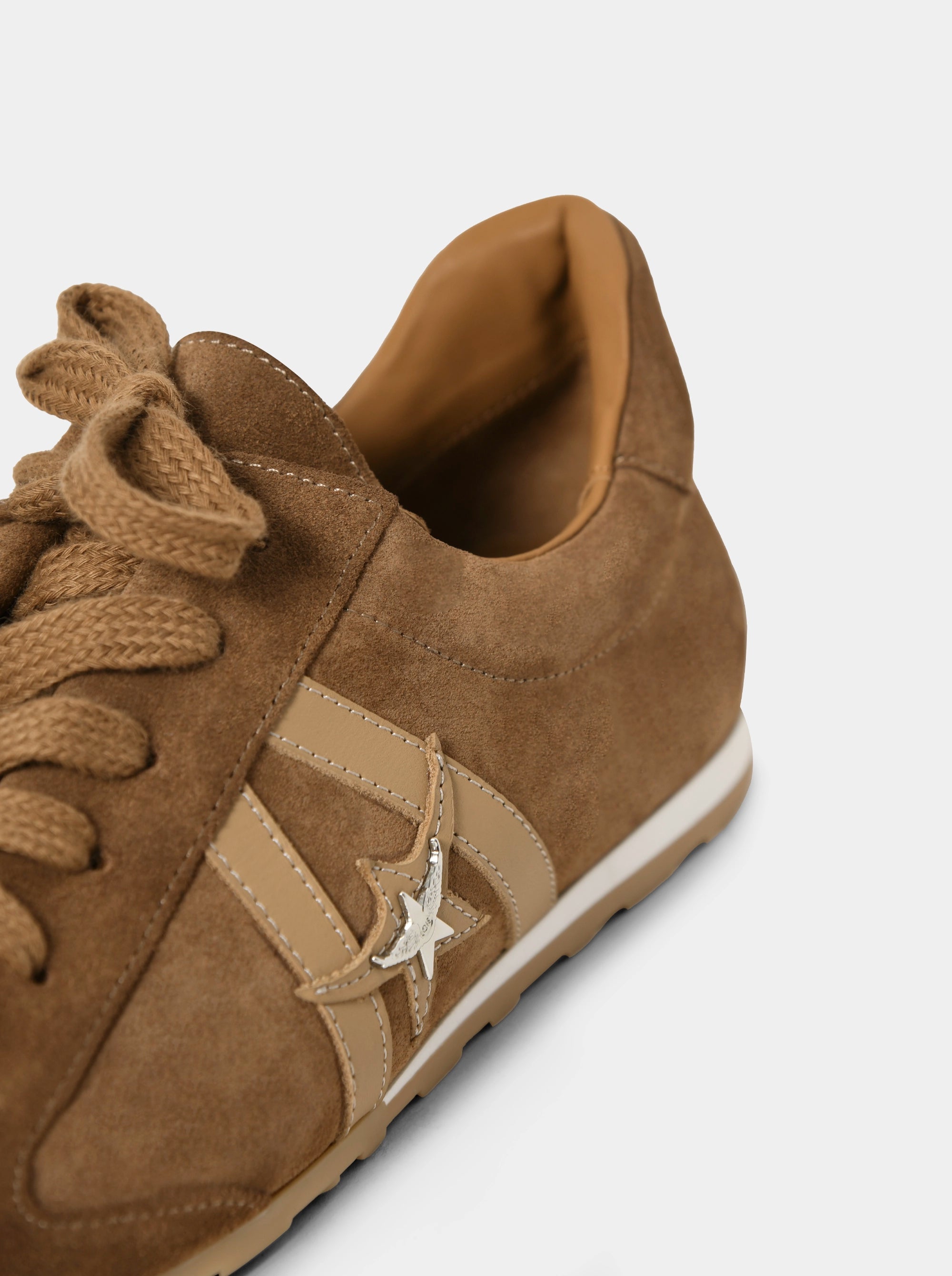 OTTO MOCHA SUEDE SNEAKERS
