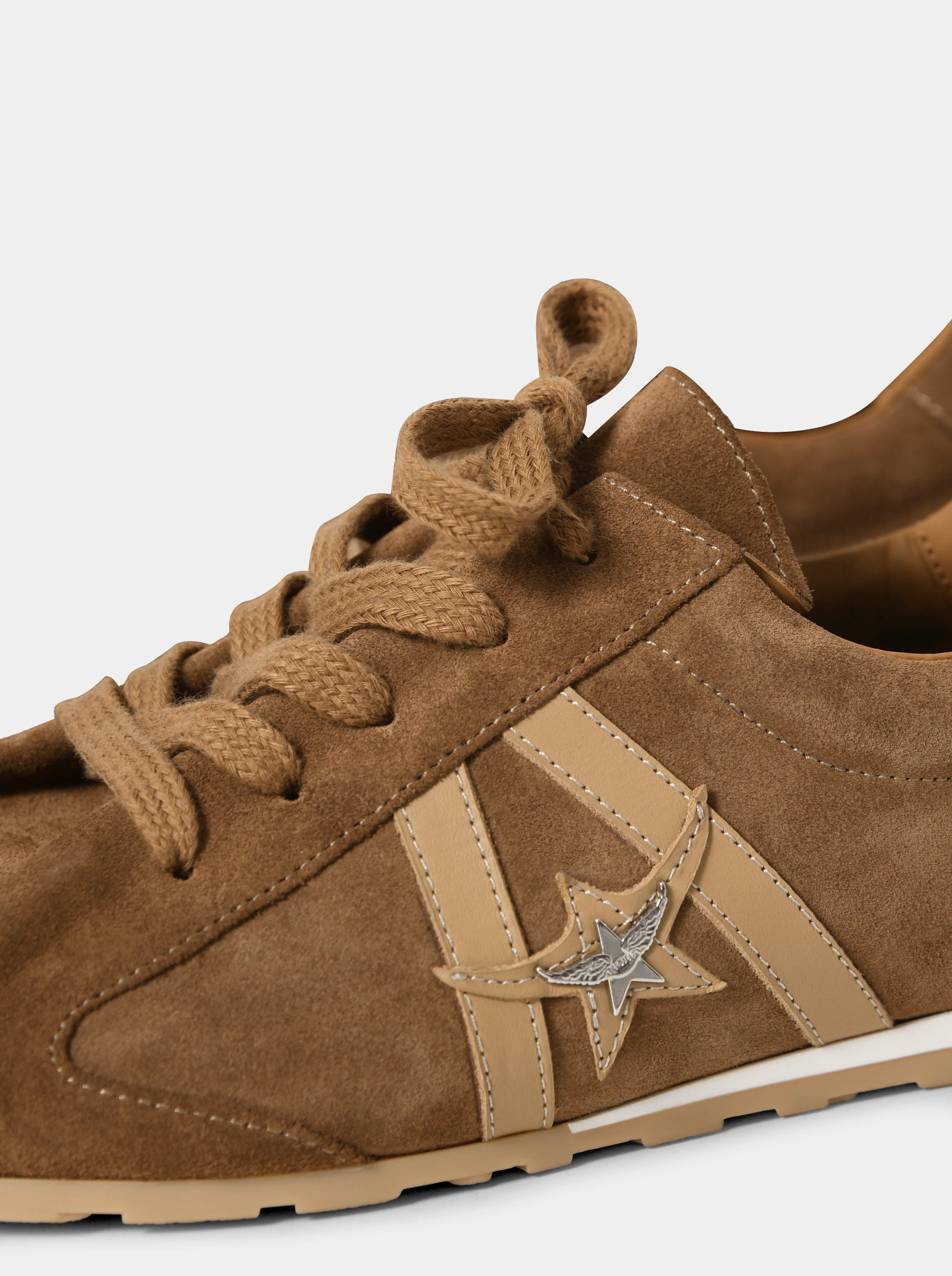 OTTO MOCHA SUEDE SNEAKERS