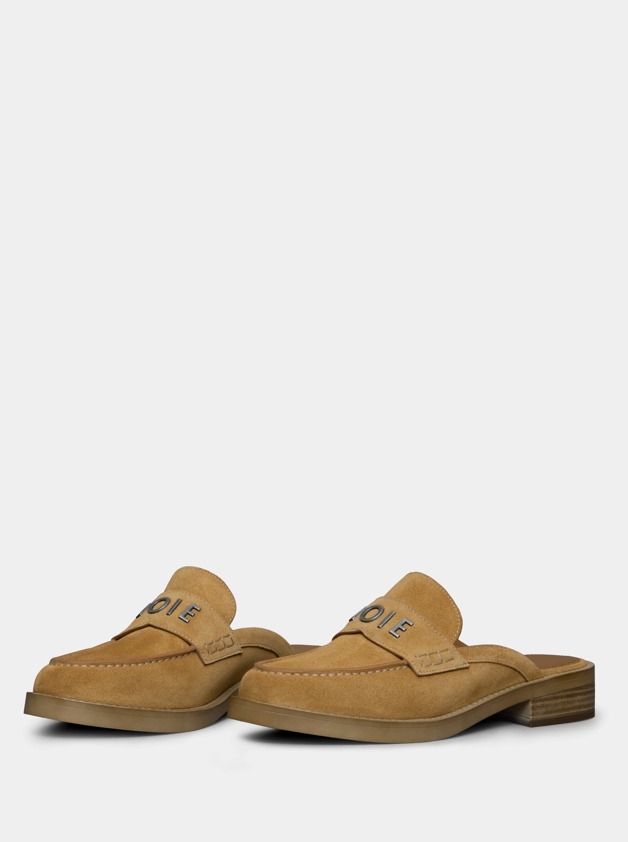 PEPE CAMEL SUEDE SLIPPERS