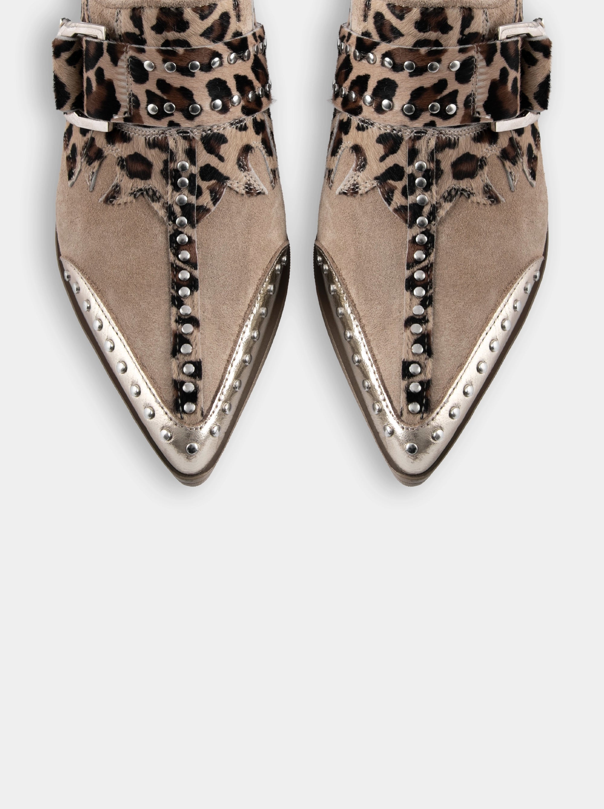 PERY MULES LEOPAR SLIPPERS