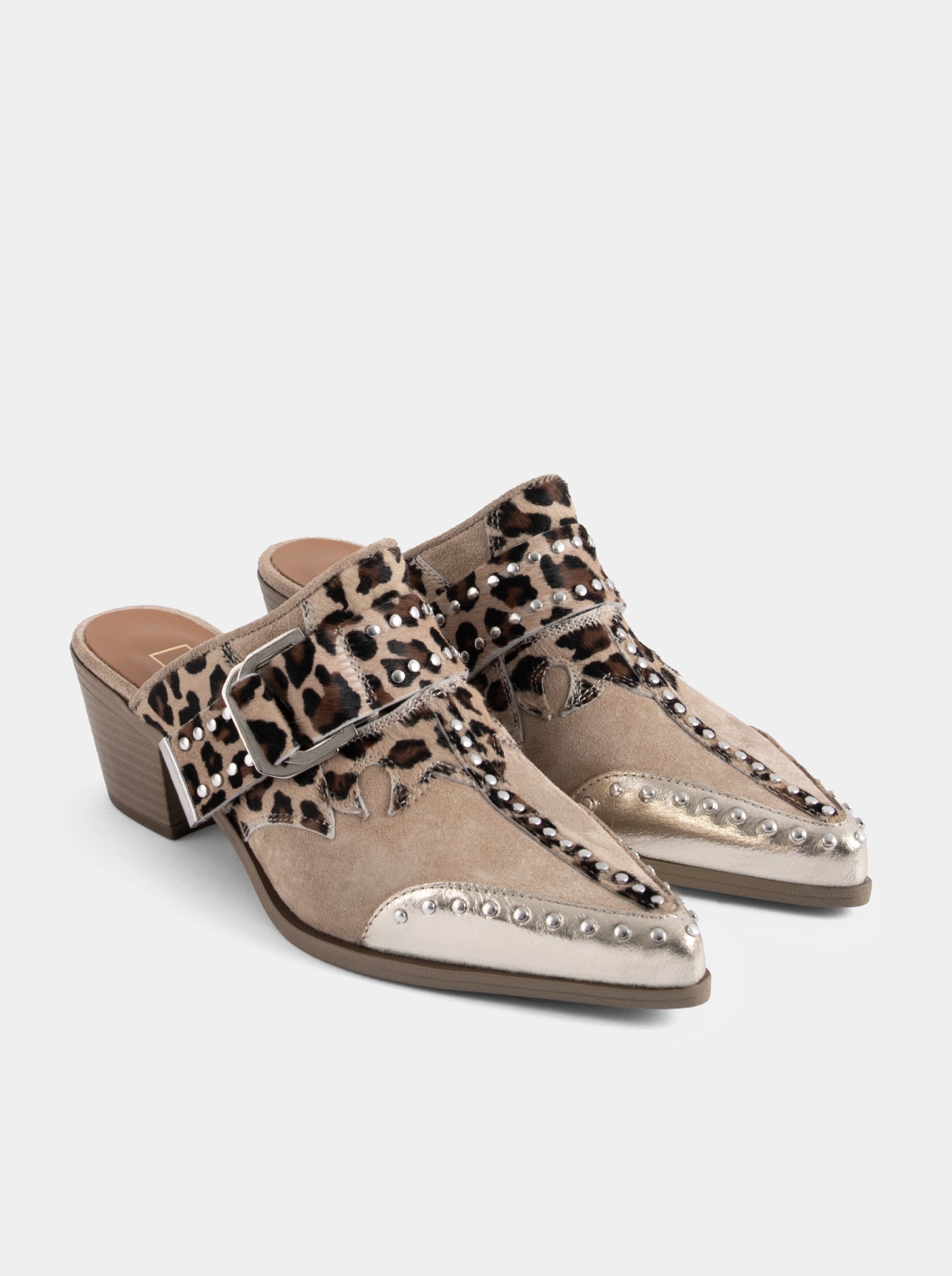 PERY MULES LEOPAR SLIPPERS