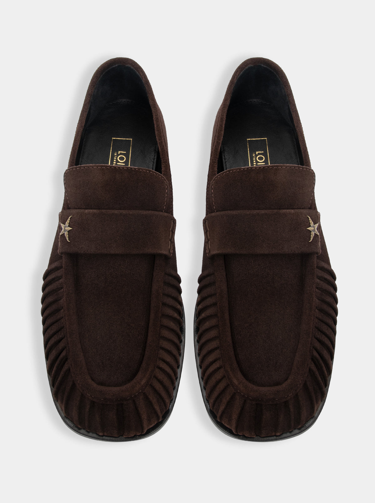 PESO BROWN SUEDE SHOES