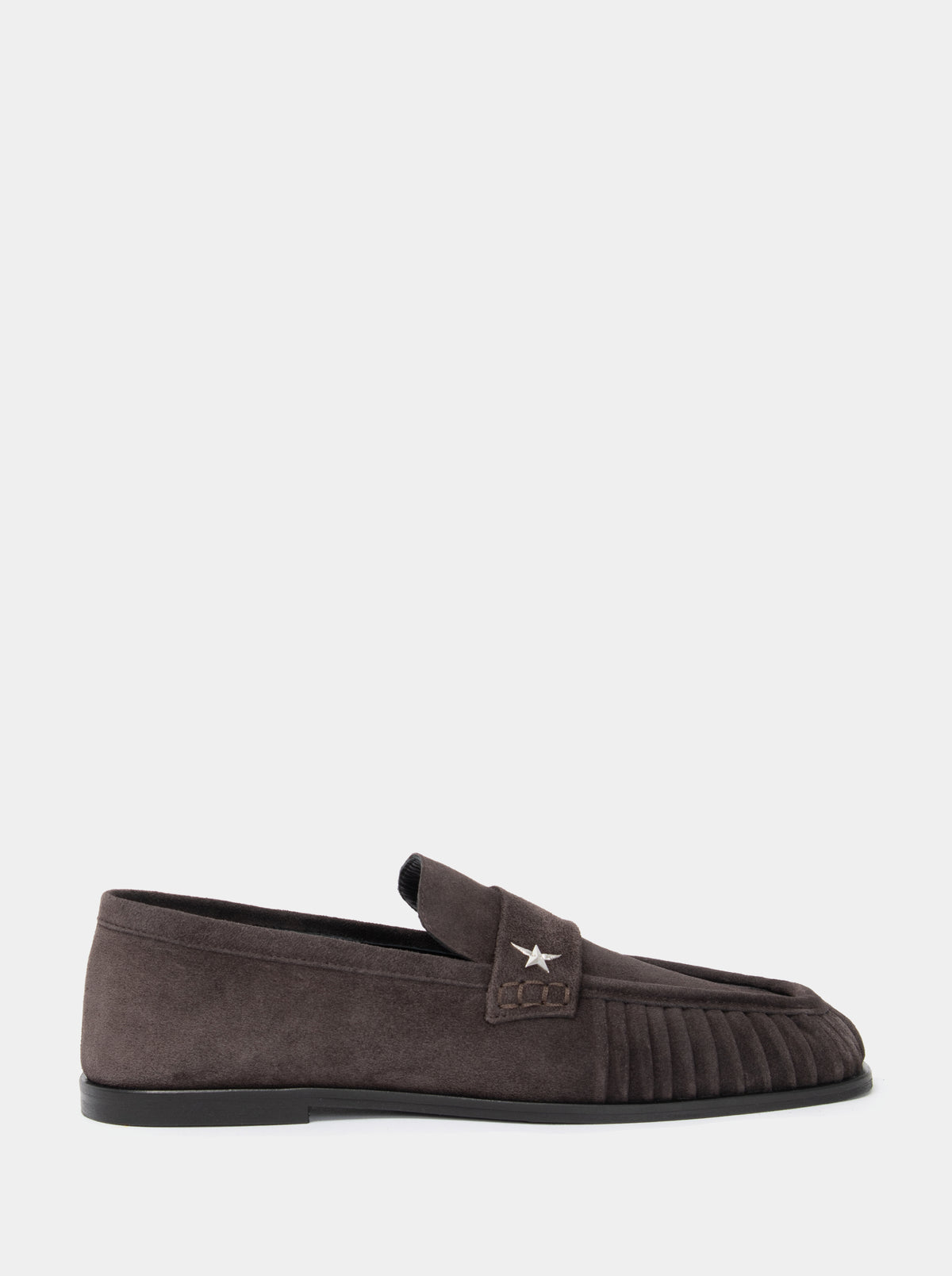 PESO DARK ASH SUEDE SHOES