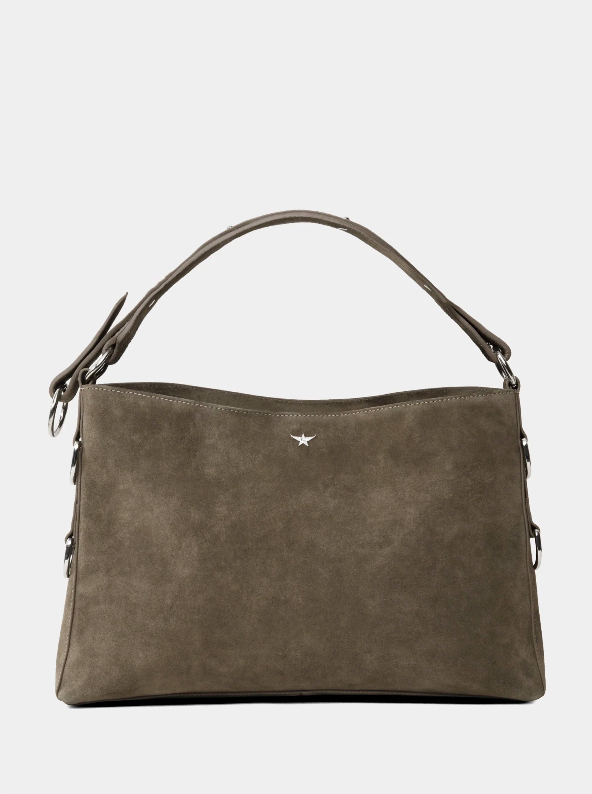 POUCH MERLOT SUEDE BAG