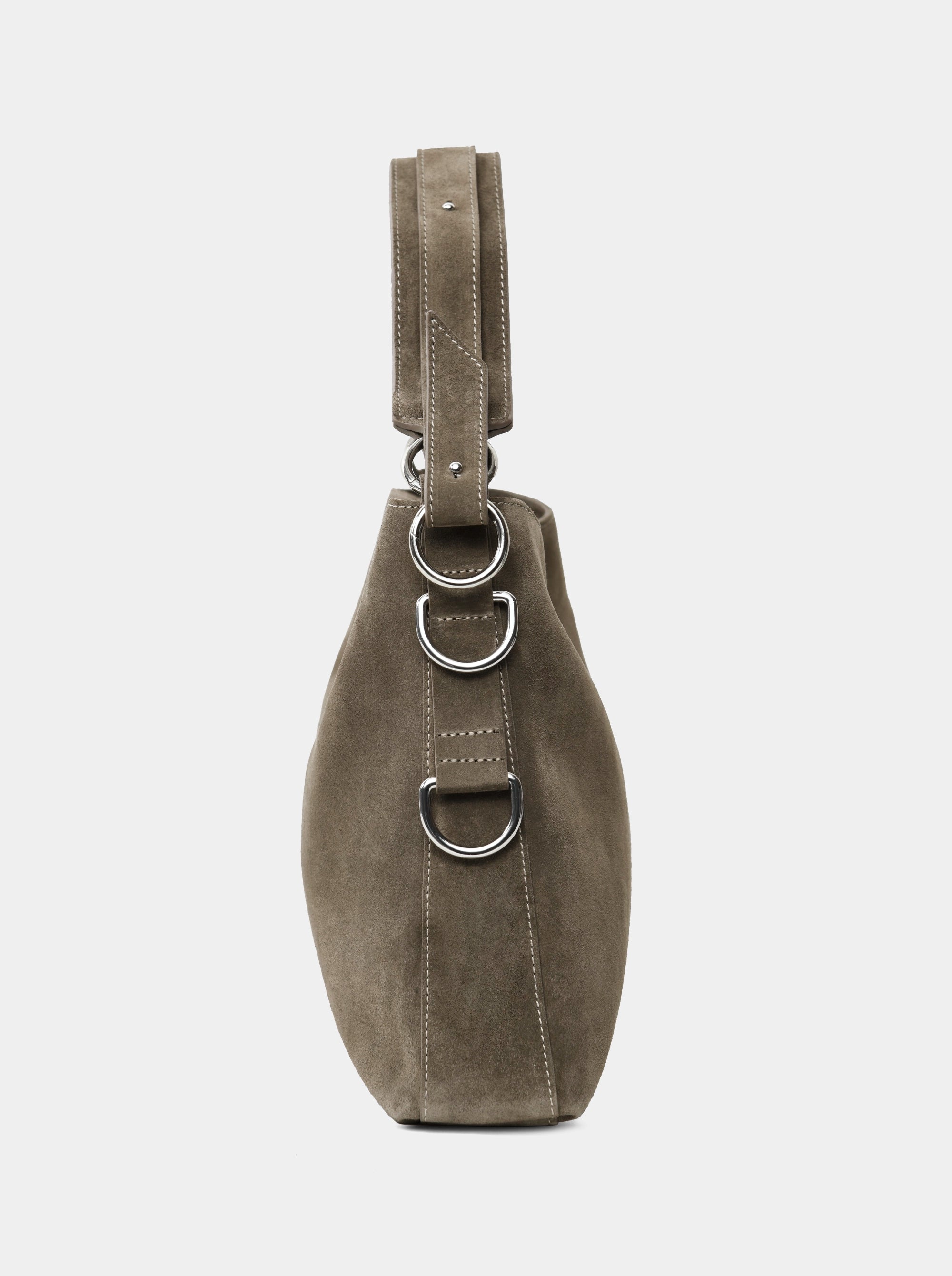 POUCH MERLOT SUEDE BAG