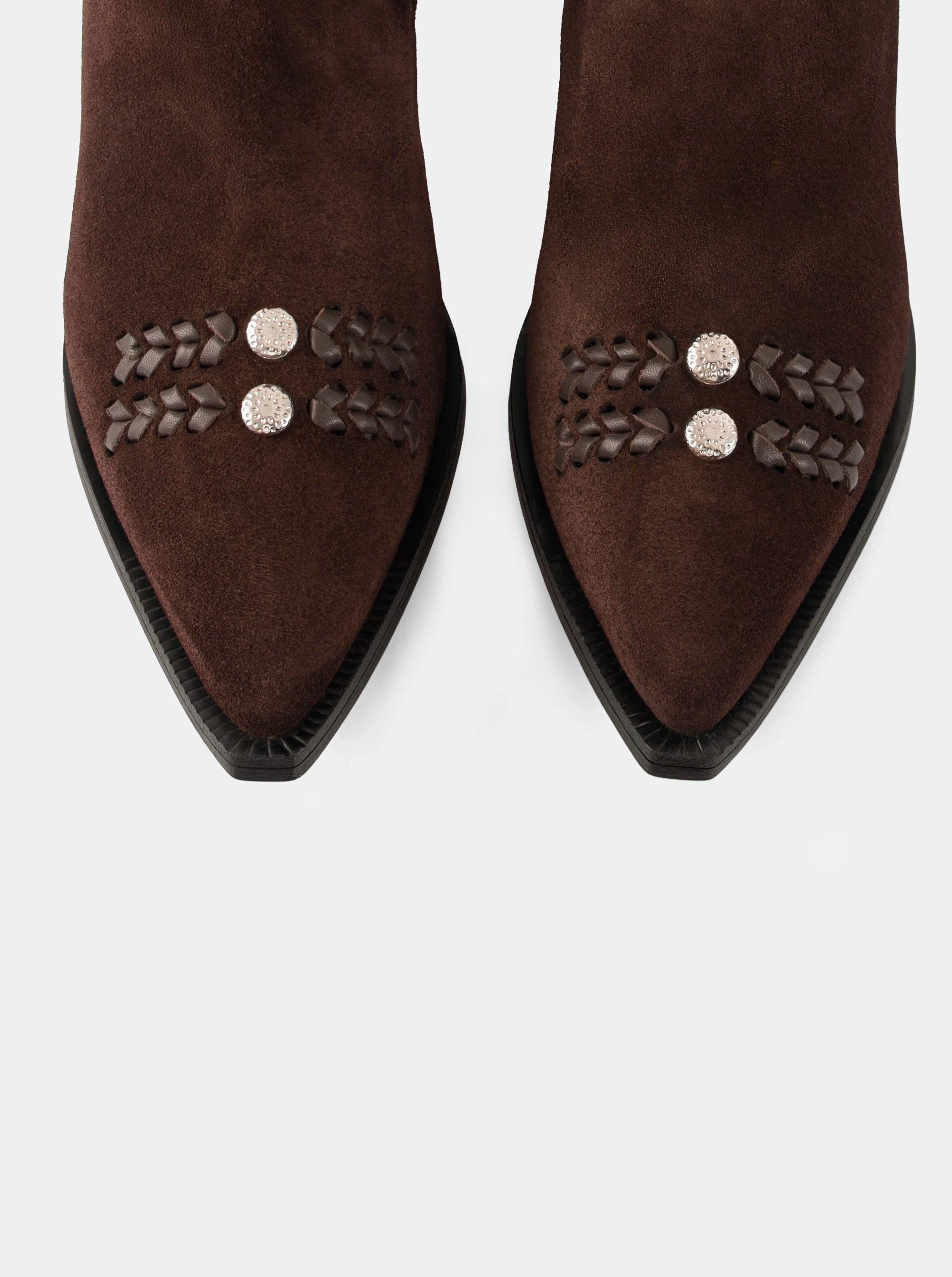 RIO BROWN SUEDE BOOTIES