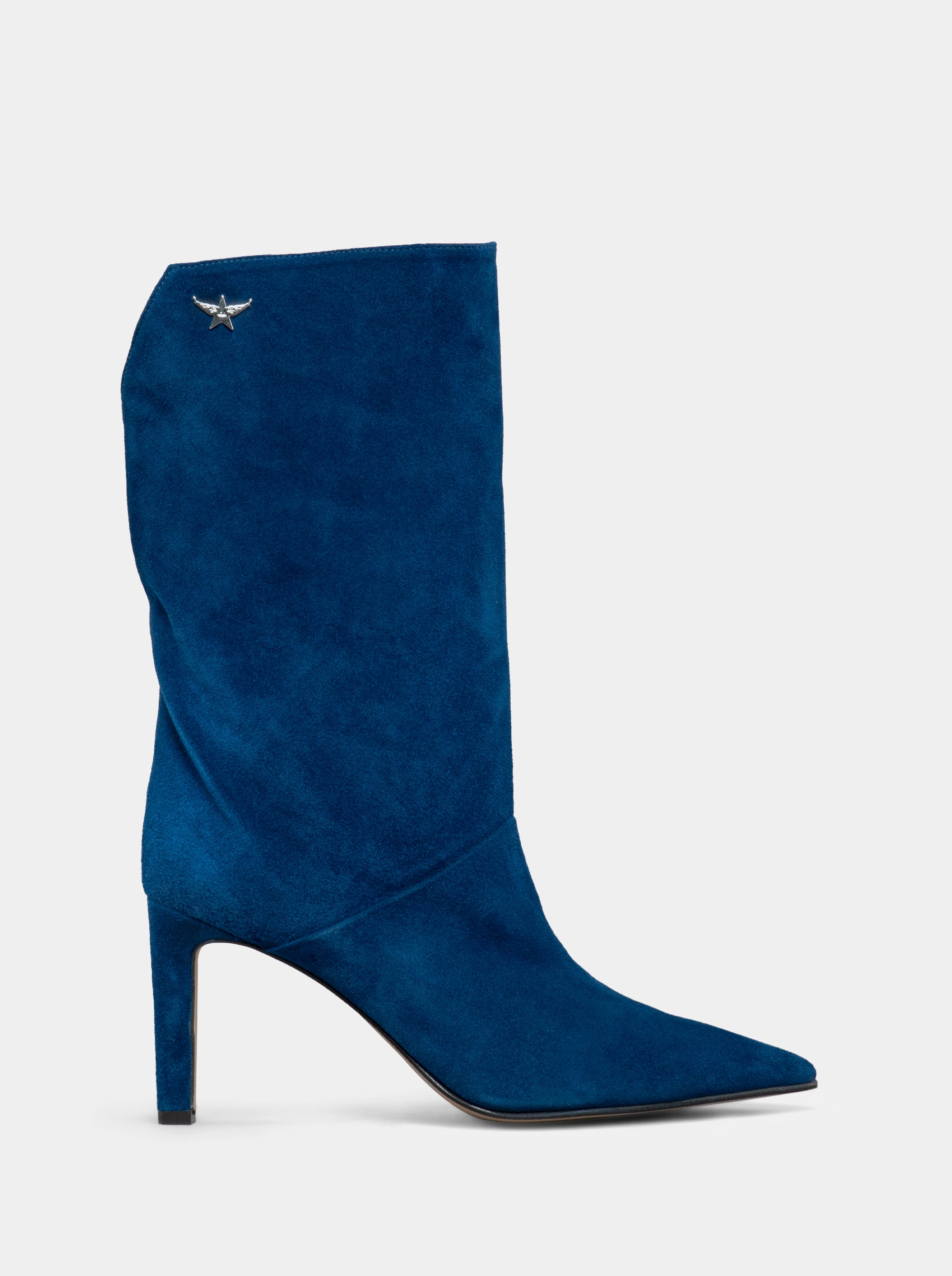 SM-77 ROSSO BLUE SUEDE BOOTS