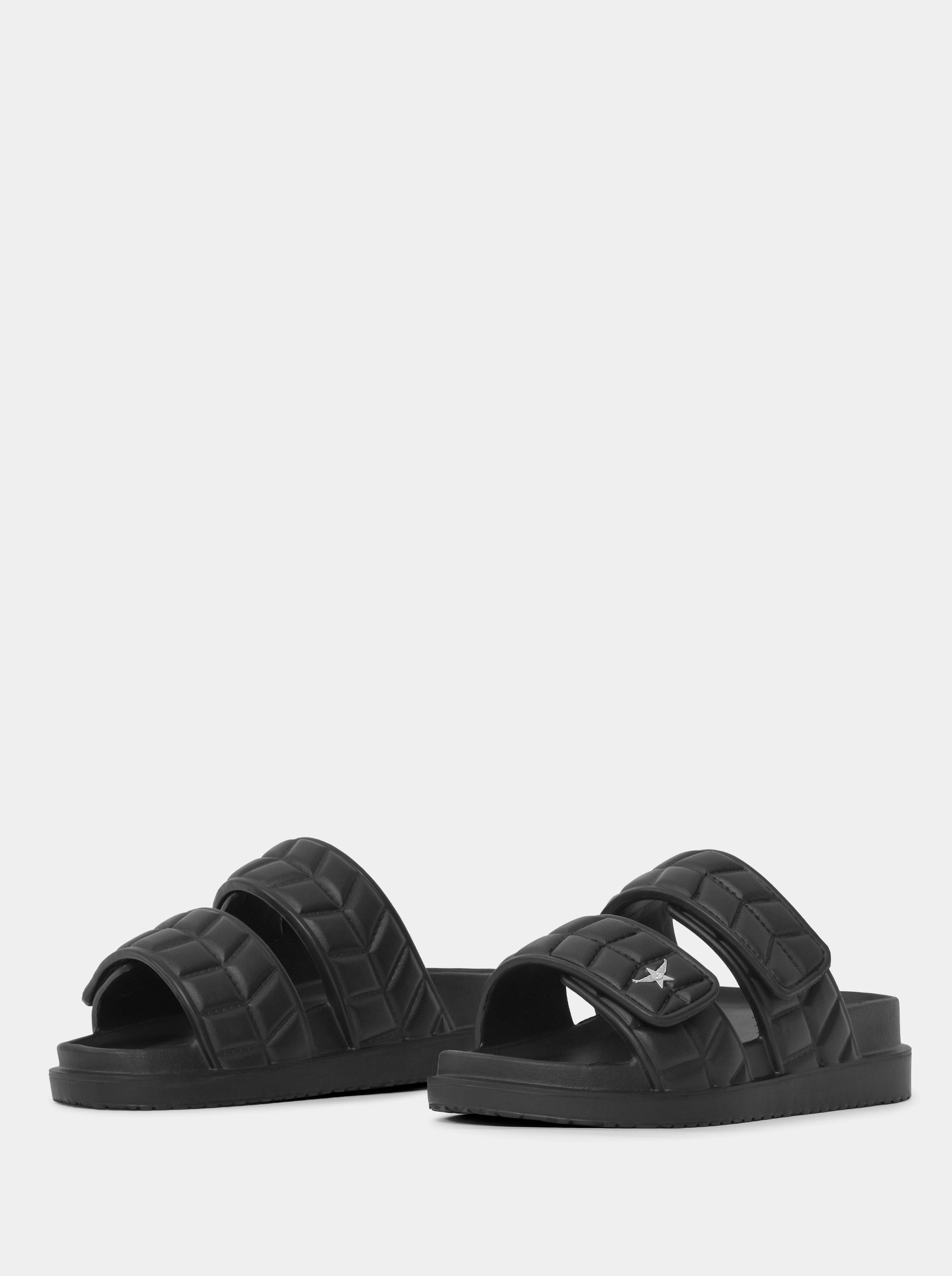RYKER BEACH BLACK SLIPPERS
