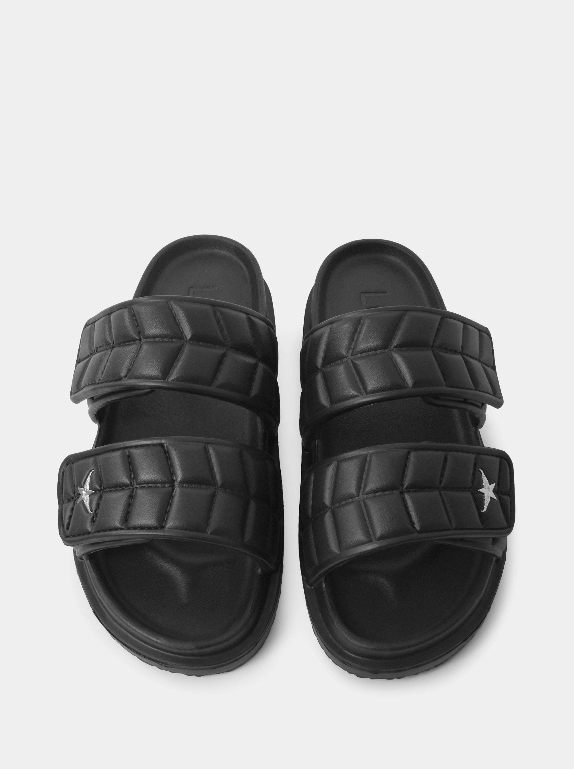RYKER BEACH BLACK SLIPPERS