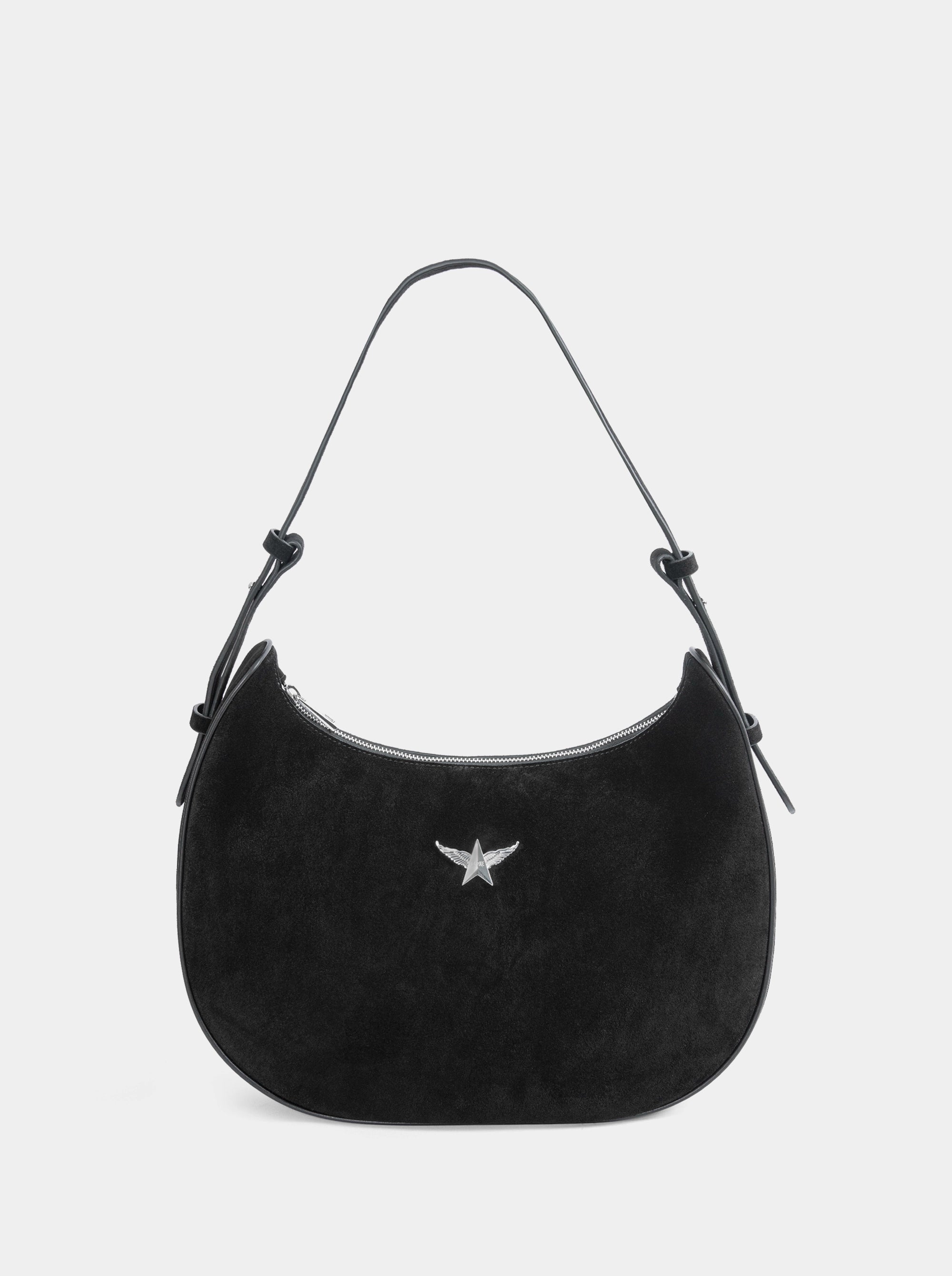 SANDRA BLACK SUEDE BAG
