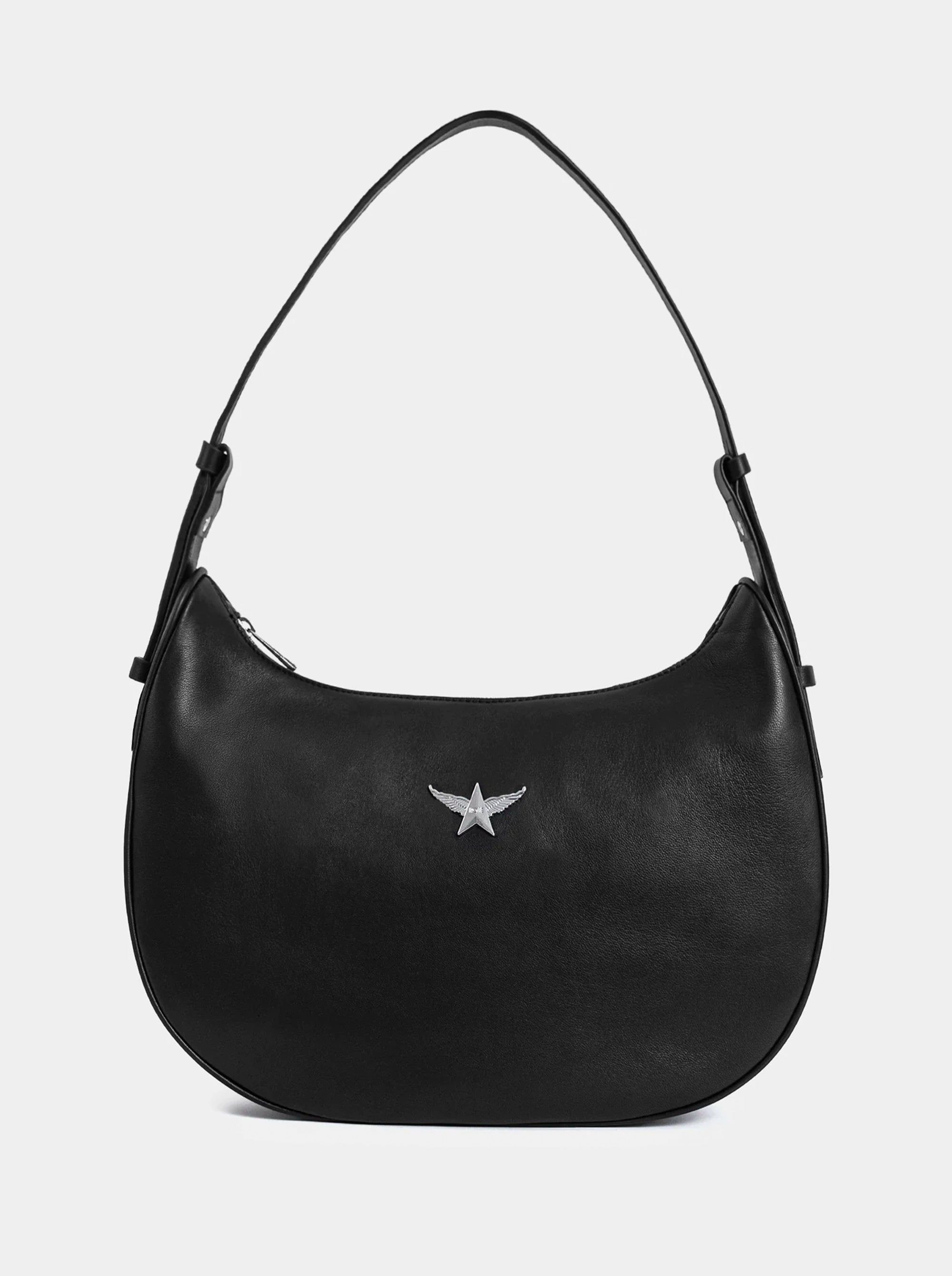 SANDRA BLACK LEATHER BAG