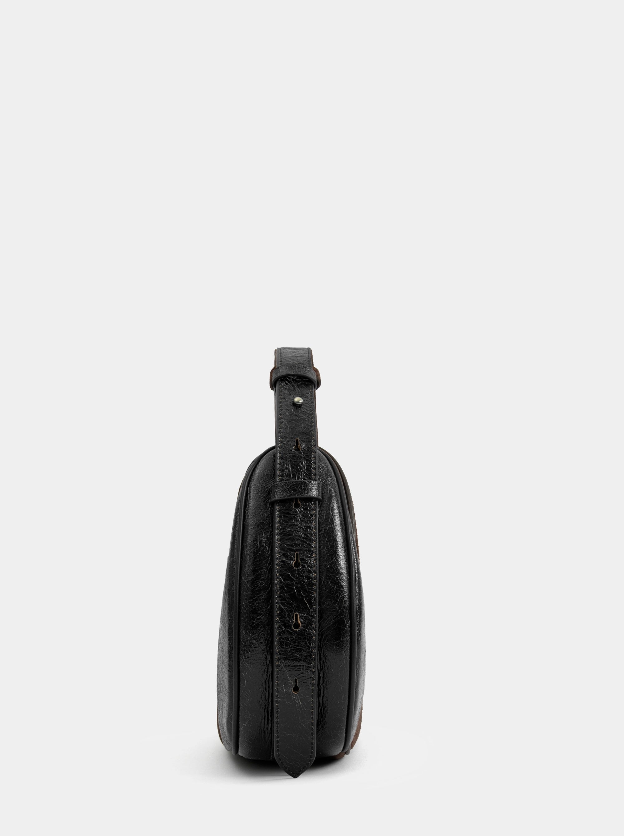 SANDRA MINI BLACK NAPLAK BAG