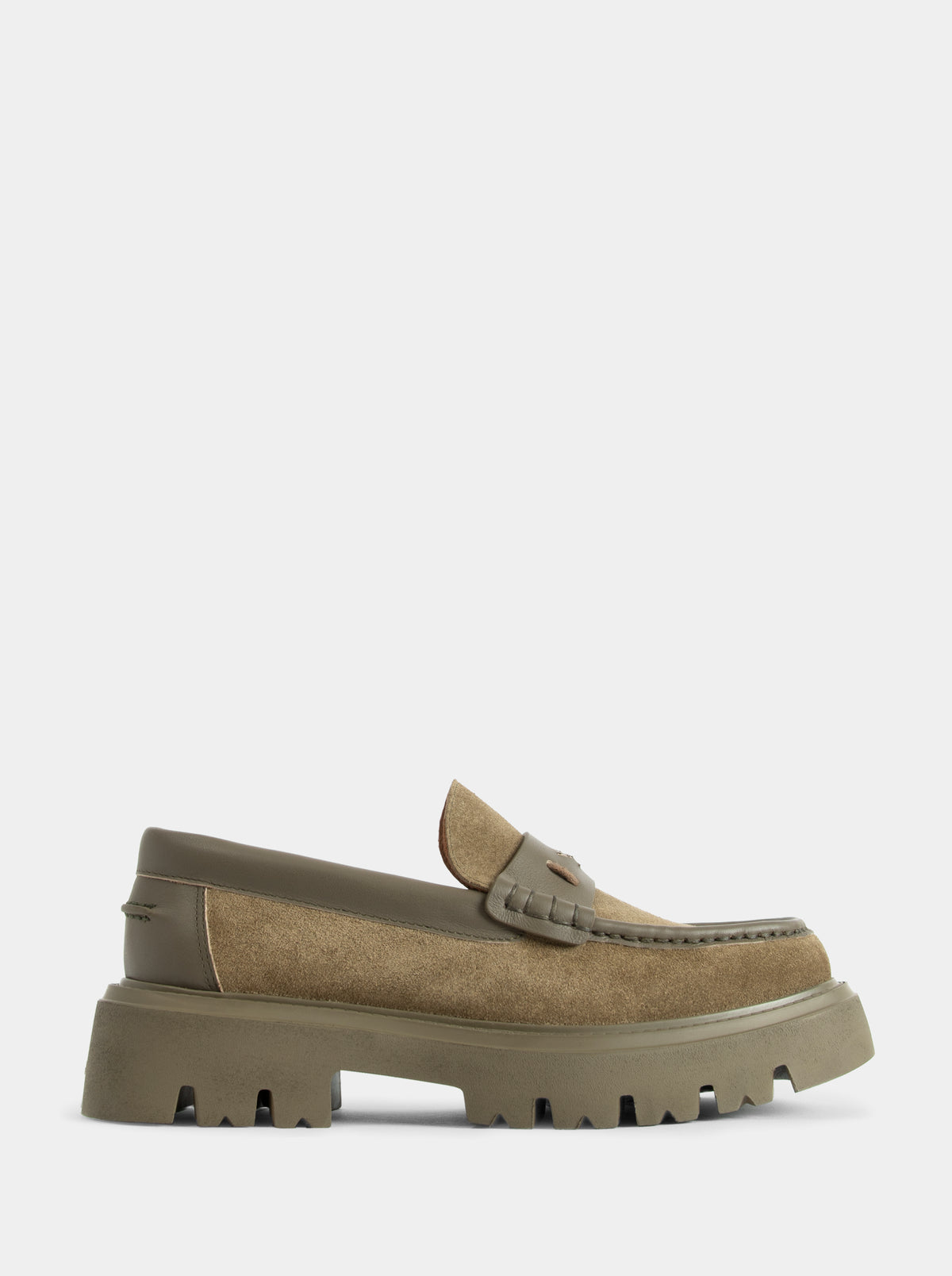 SANSA KHAKI SEUDE SHOES