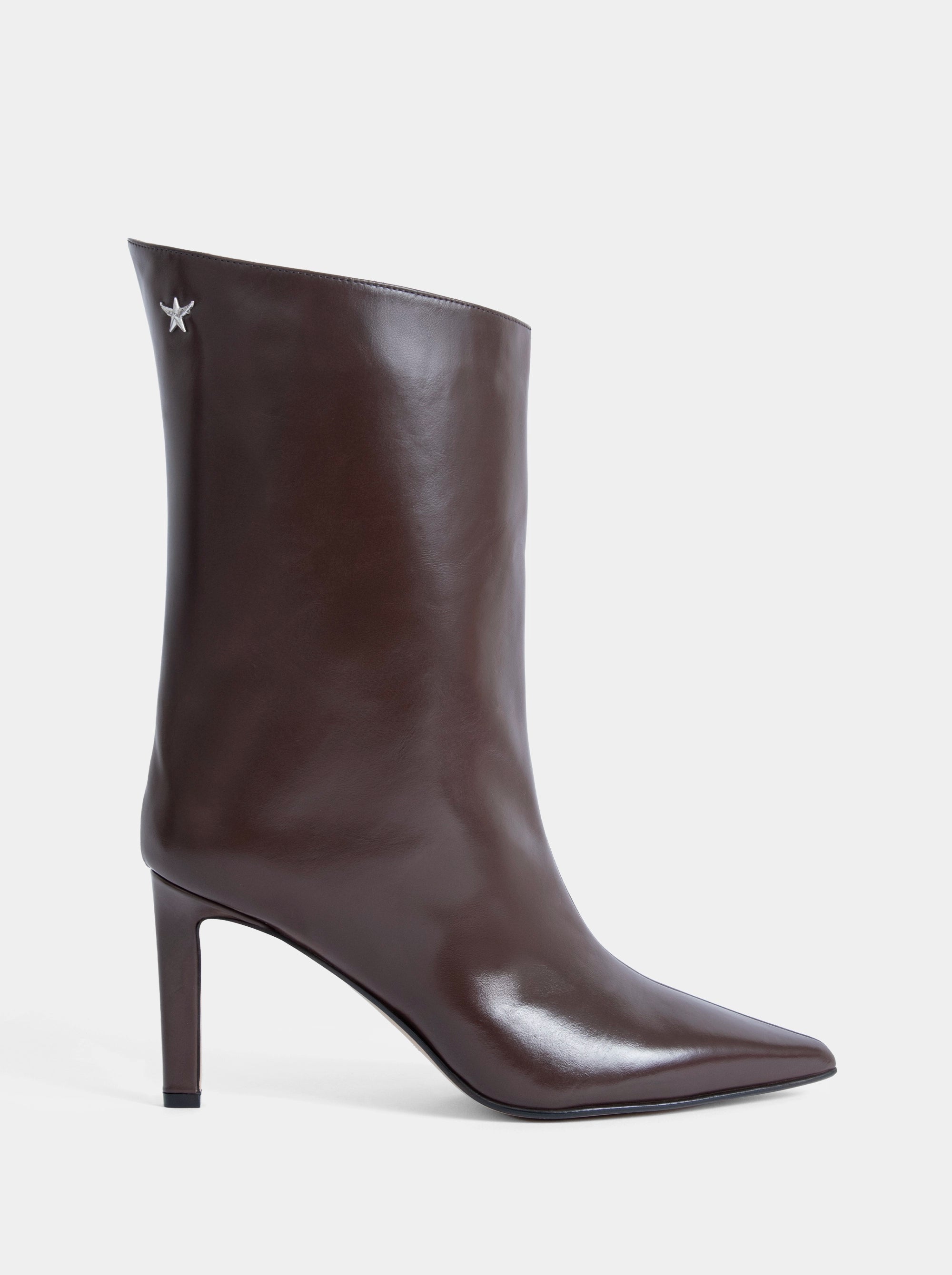 SANTA DARK BROWN BRUSHED BOOTIES