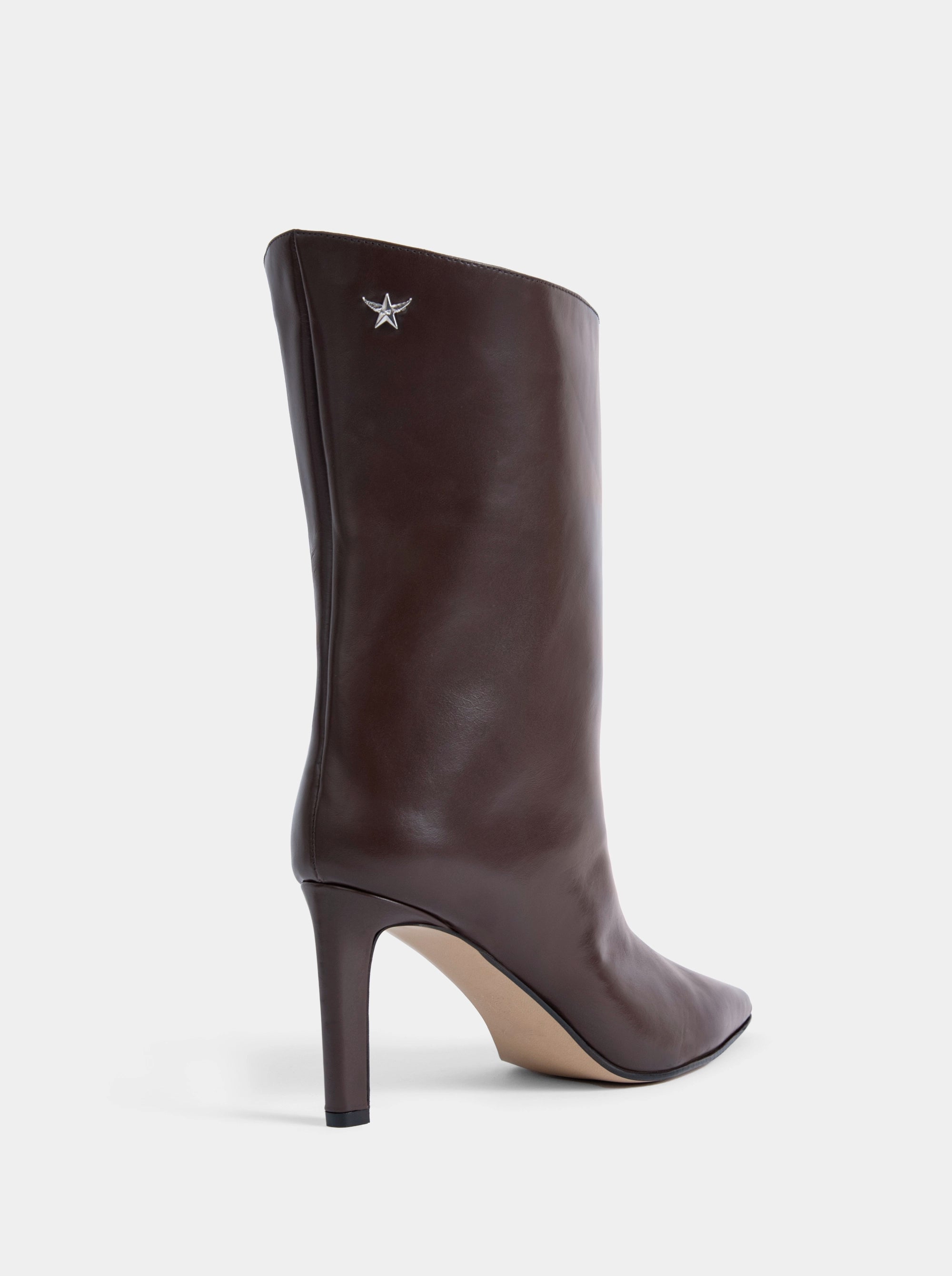 SANTA DARK BROWN BRUSHED BOOTIES