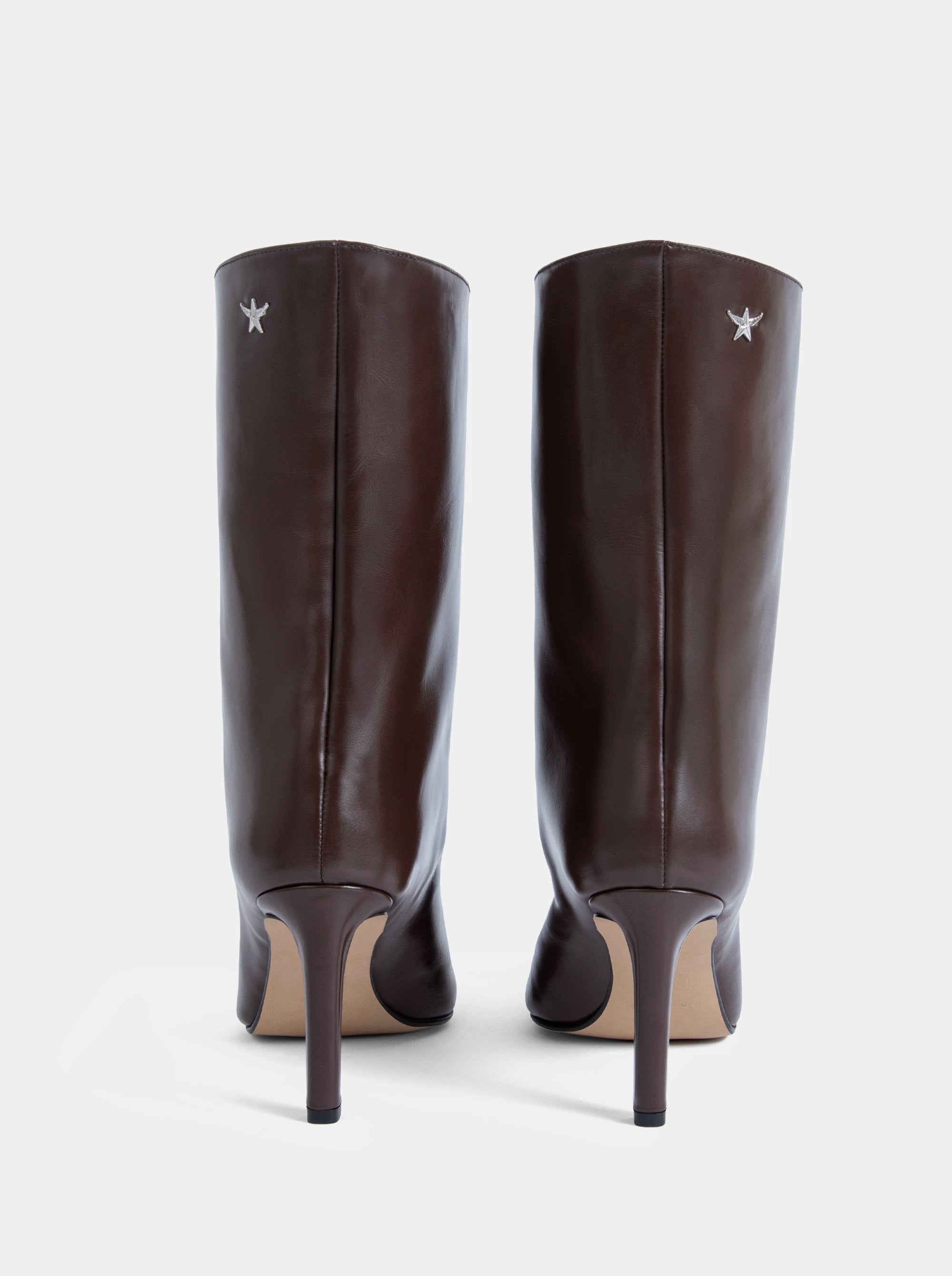 SANTA DARK BROWN BRUSHED BOOTIES