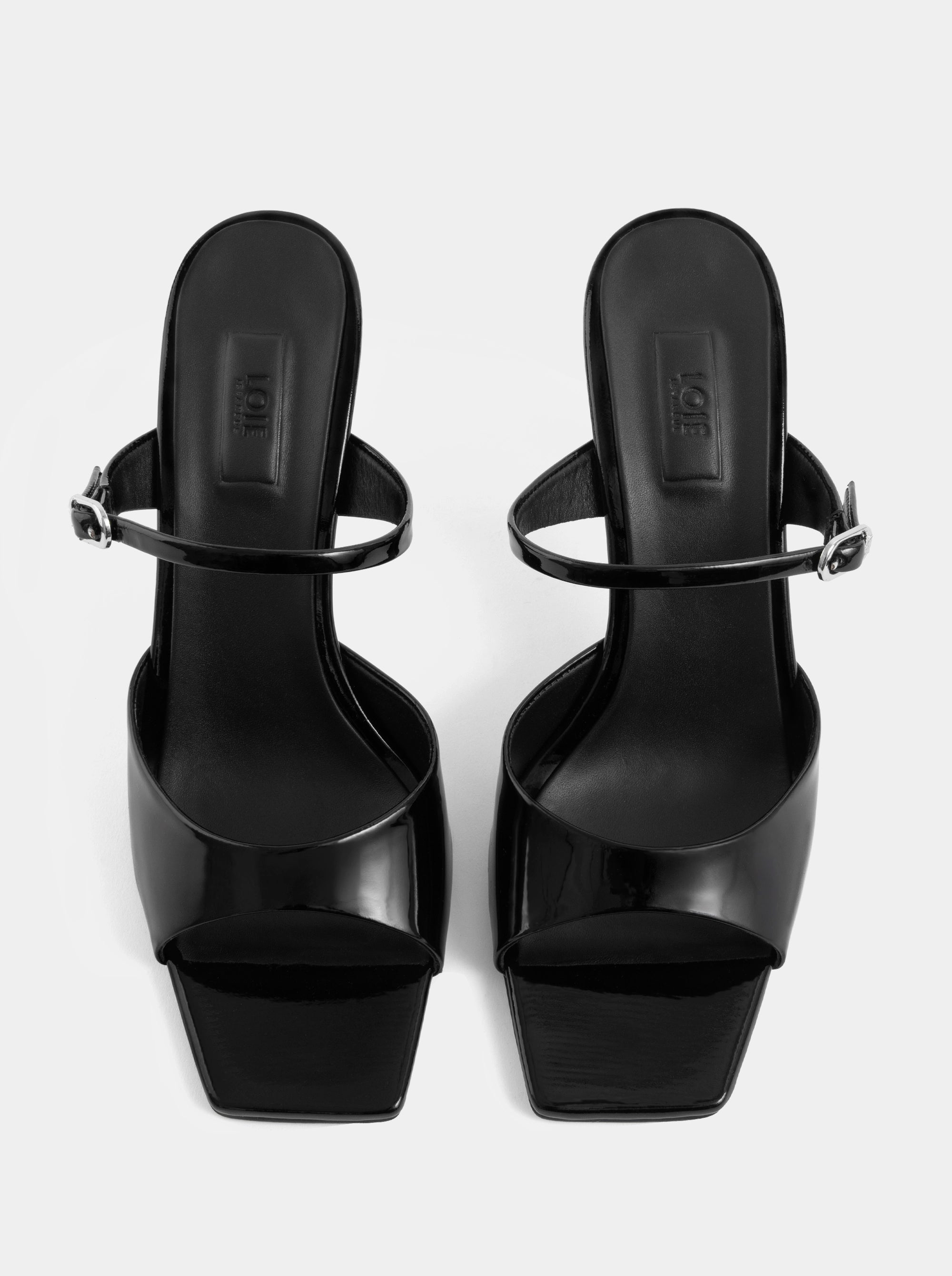 SERA CARAMEL PATENT SANDALS