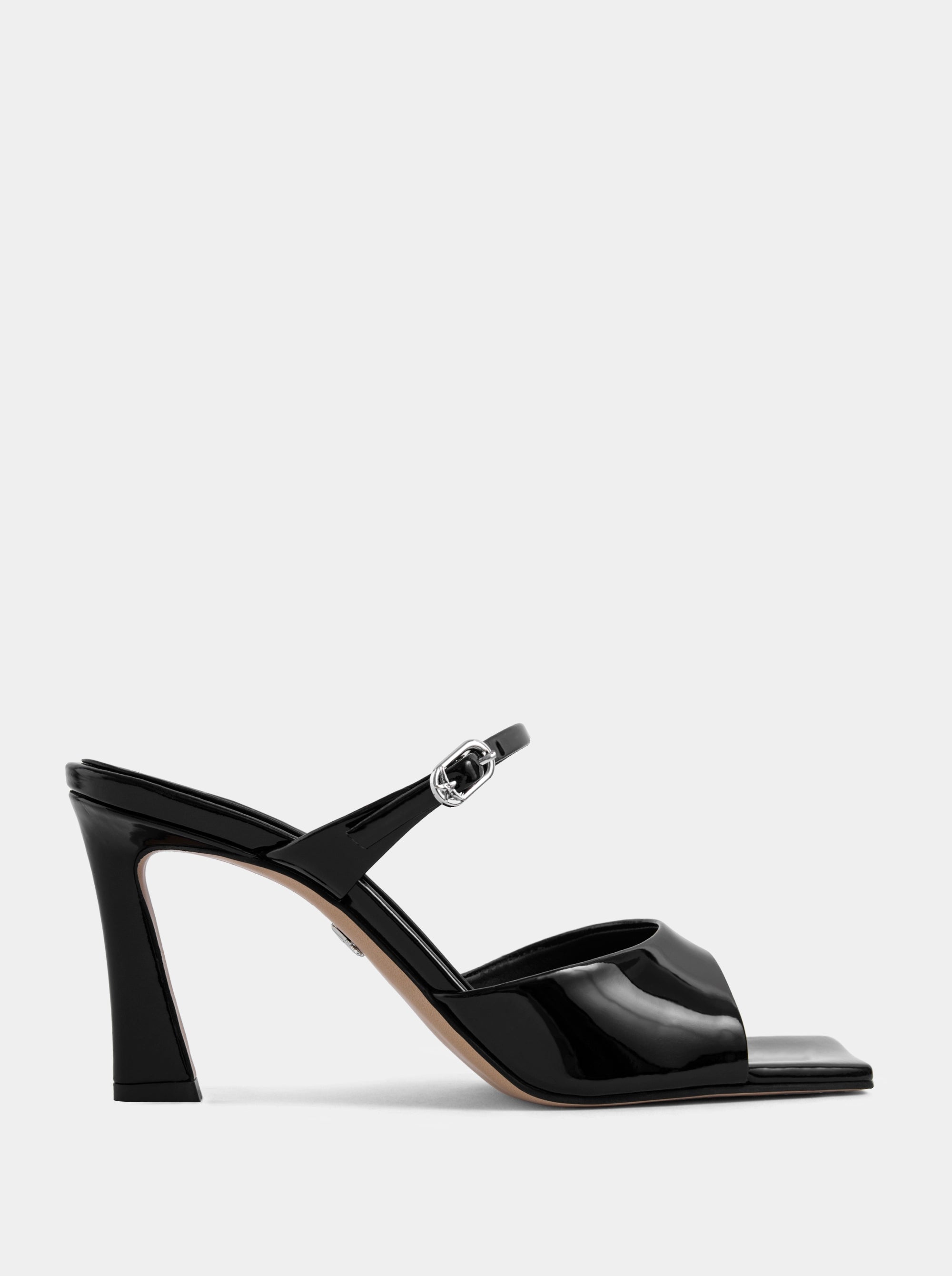 SERA CARAMEL PATENT SANDALS