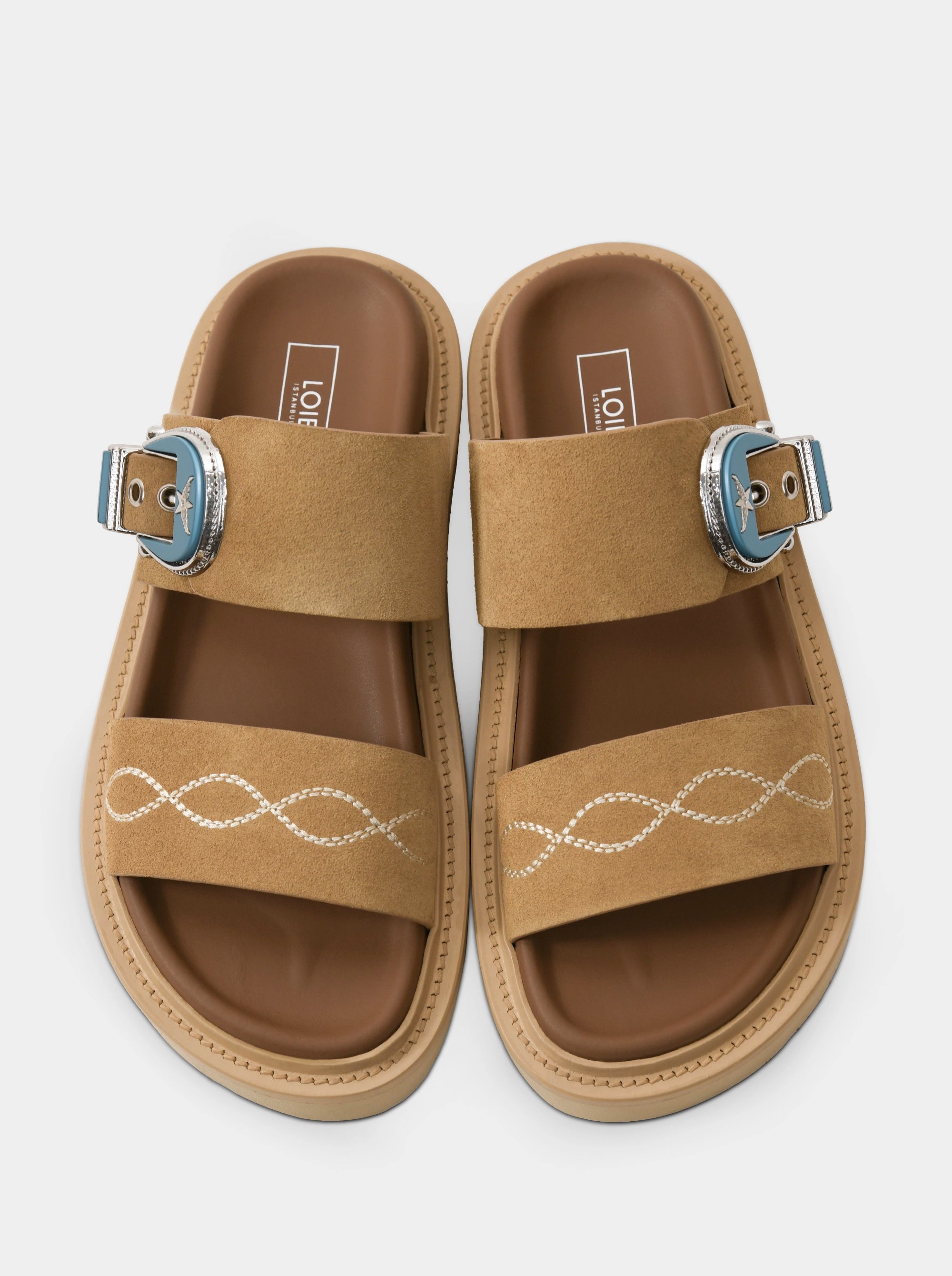 SIENNA CAMEL SUEDE SLIPPERS