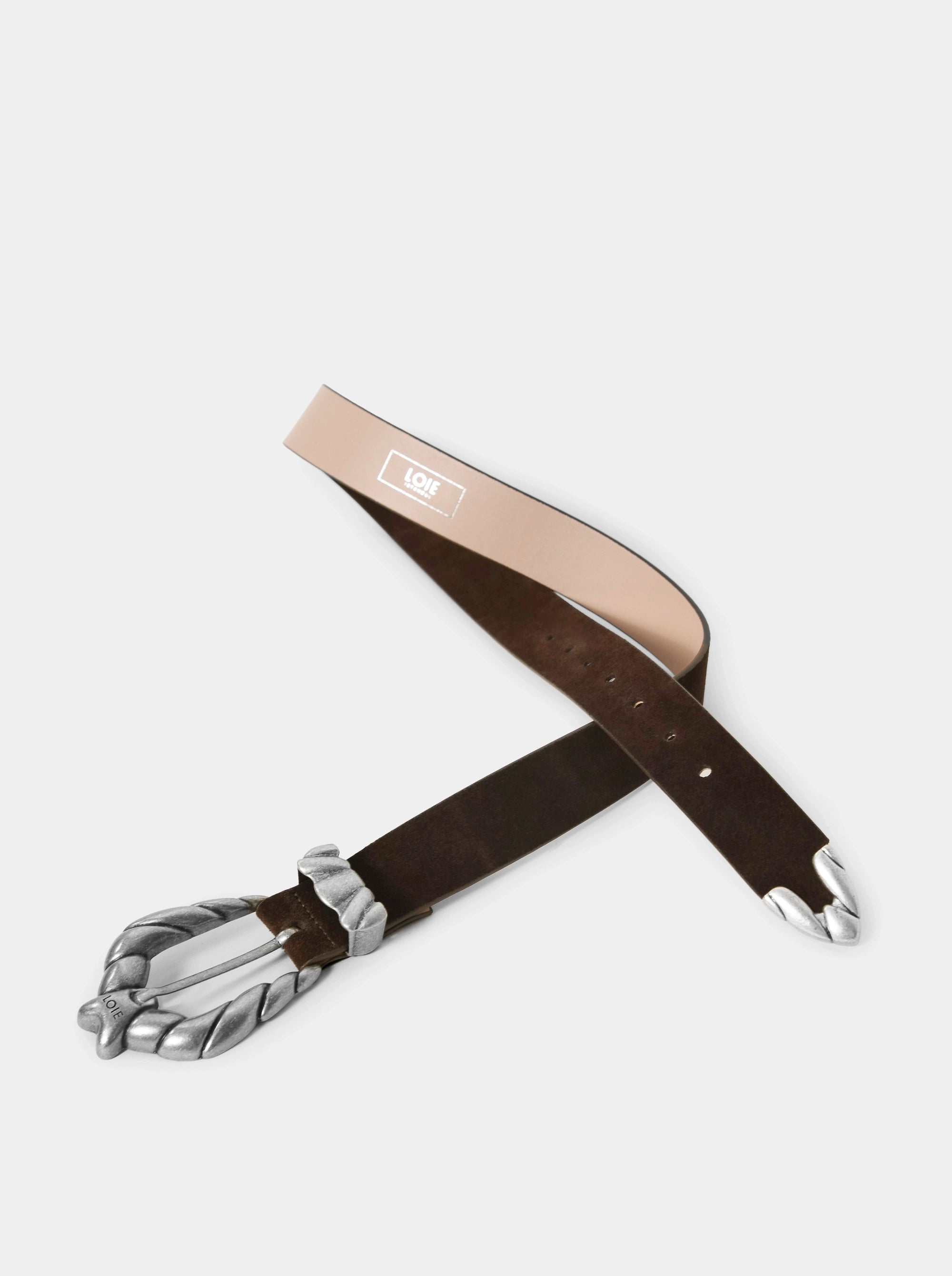 SOFIE BROWN SUEDE BELT