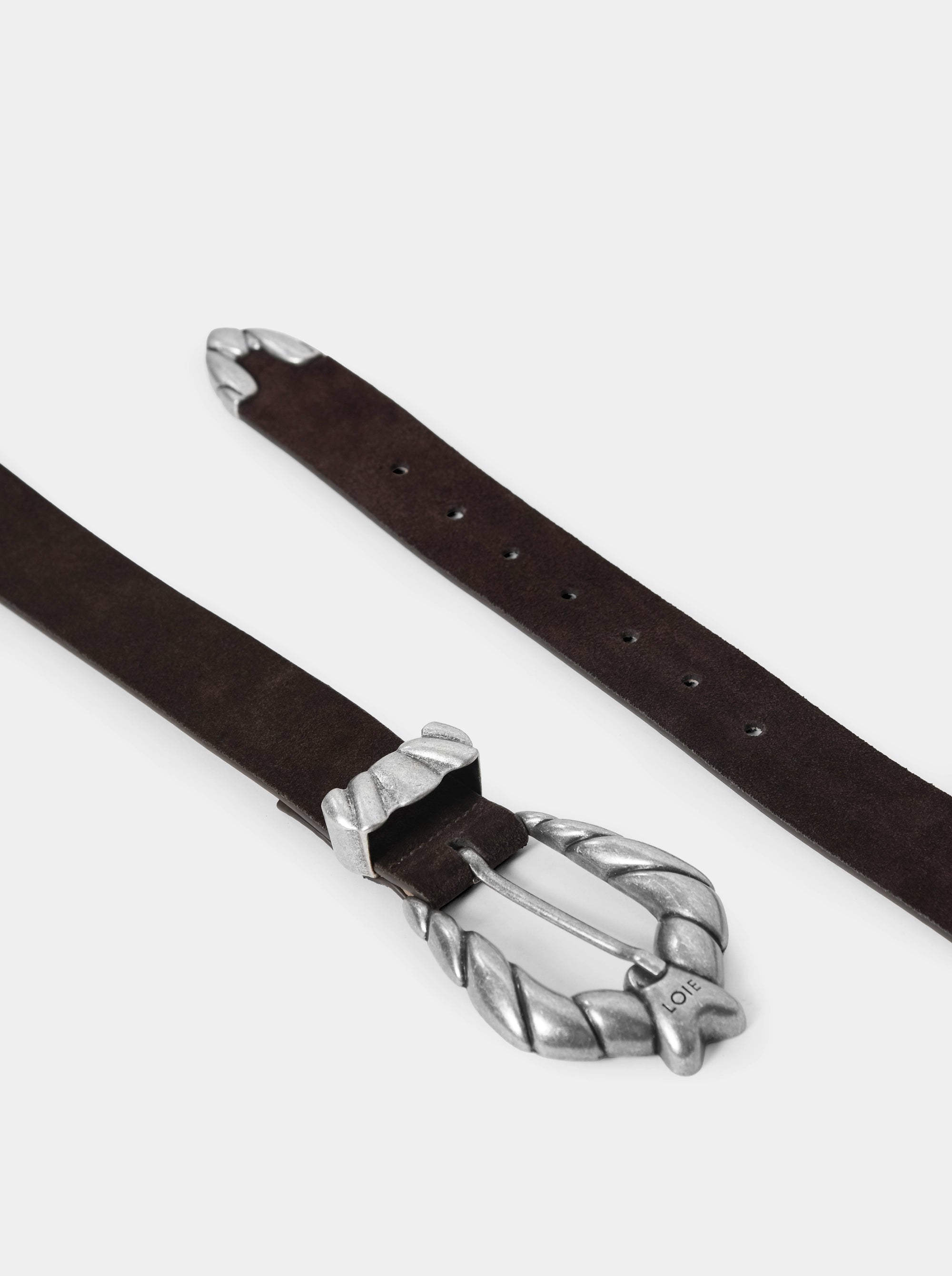 SOFIE BROWN SUEDE BELT