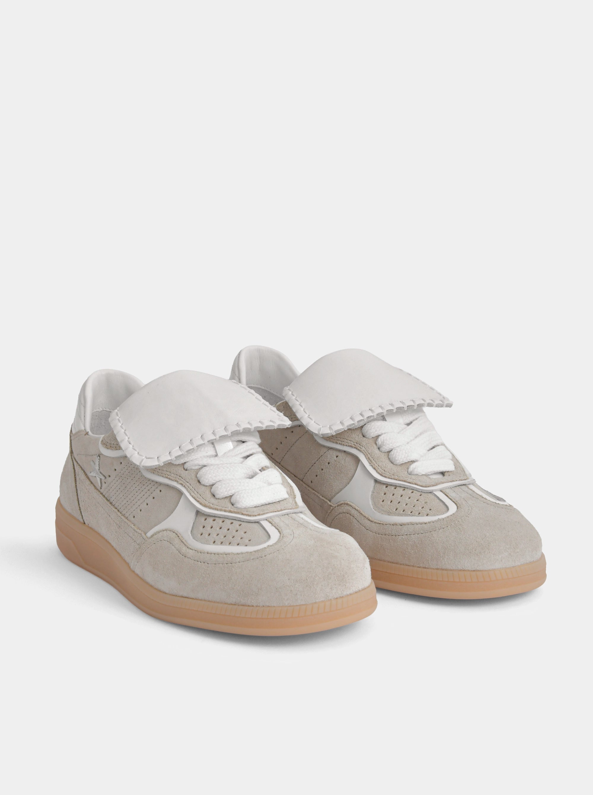 STELLA BEIGE SUEDE SNEAKERS