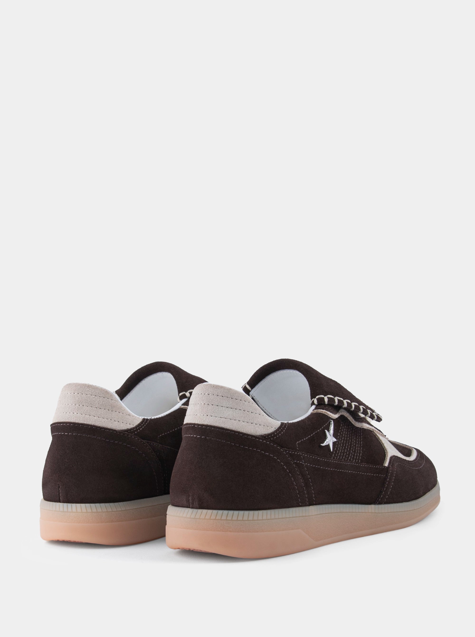 STELLA BROWN SUEDE SNEAKERS