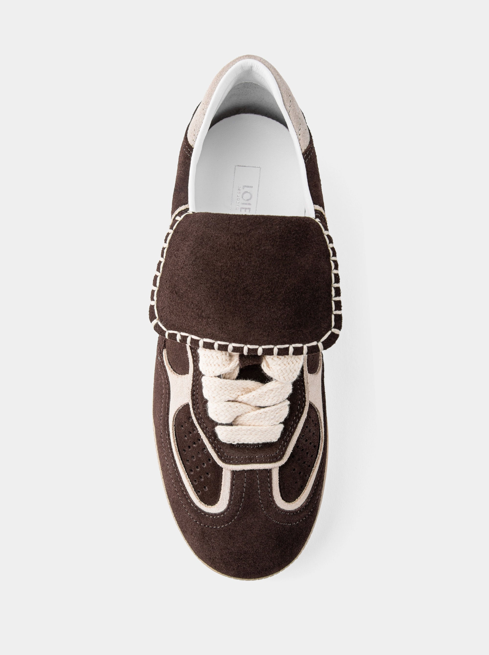 STELLA BROWN SUEDE SNEAKERS
