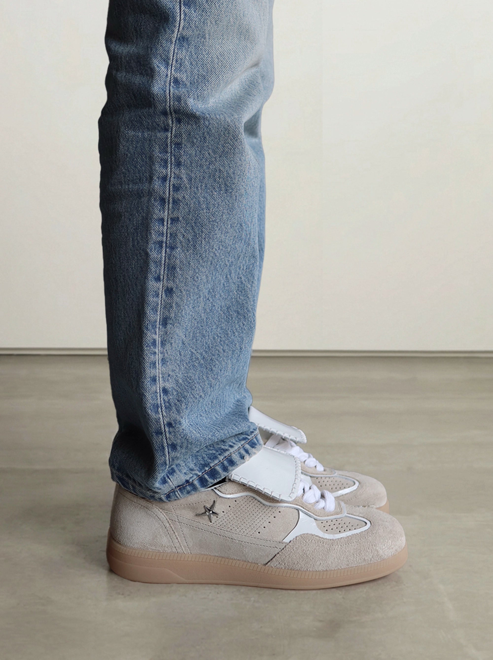 STELLA BEIGE SUEDE SNEAKERS