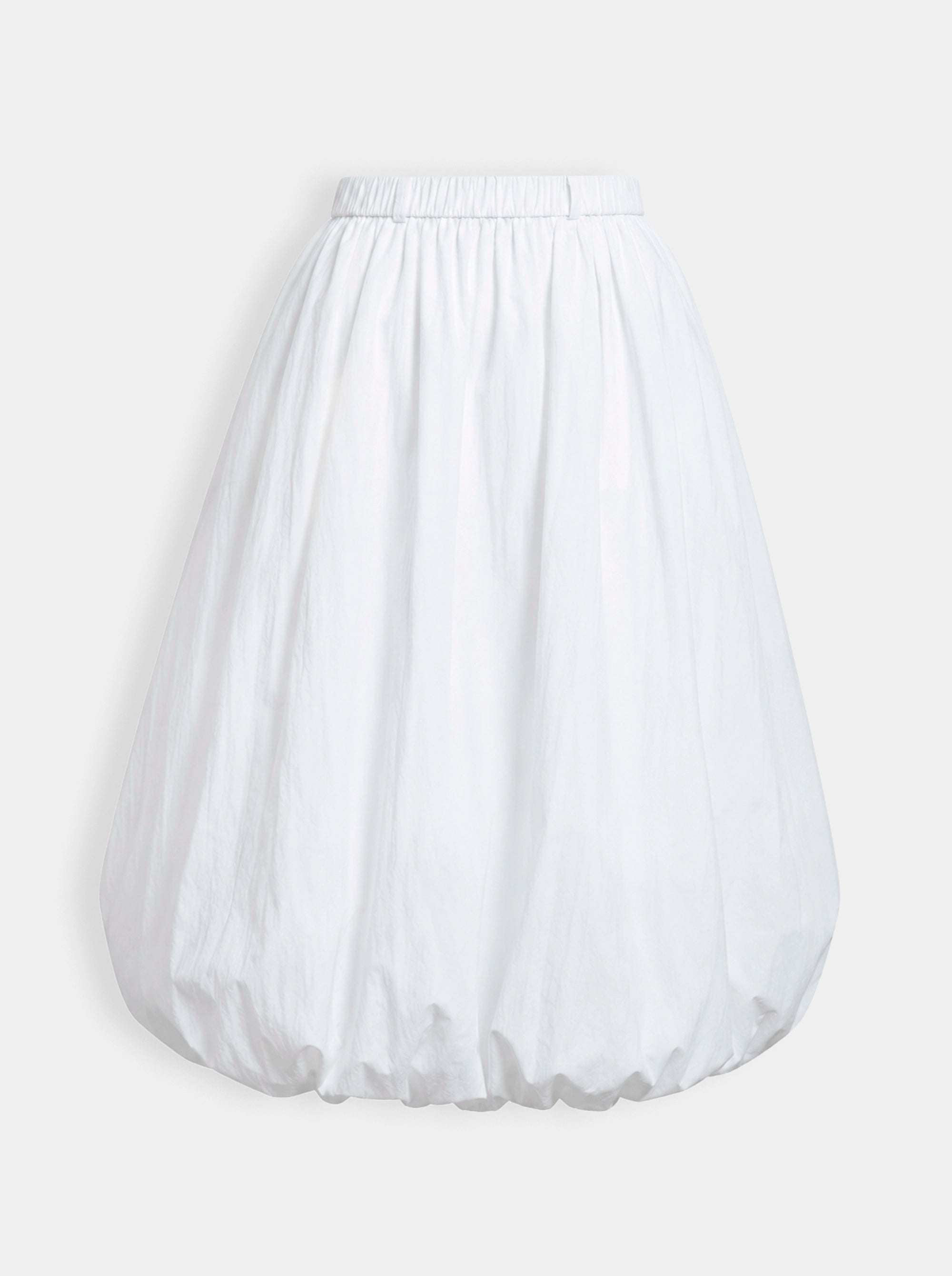 TX-47 WHITE BALLOON SKIRT