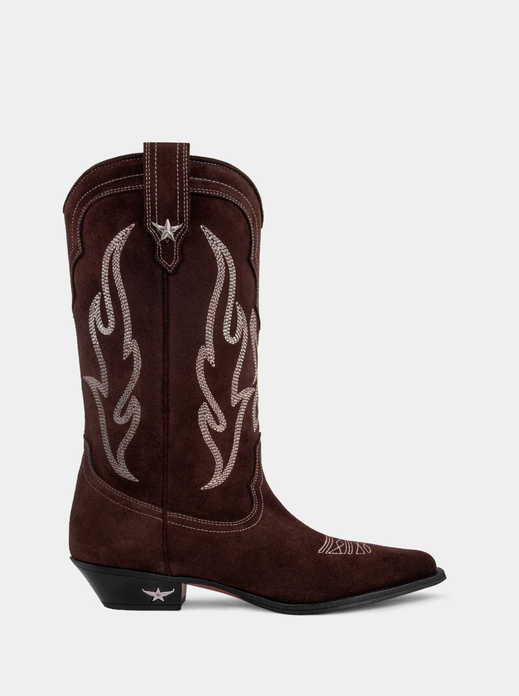TEXAS BROWN SUEDE BOOTS