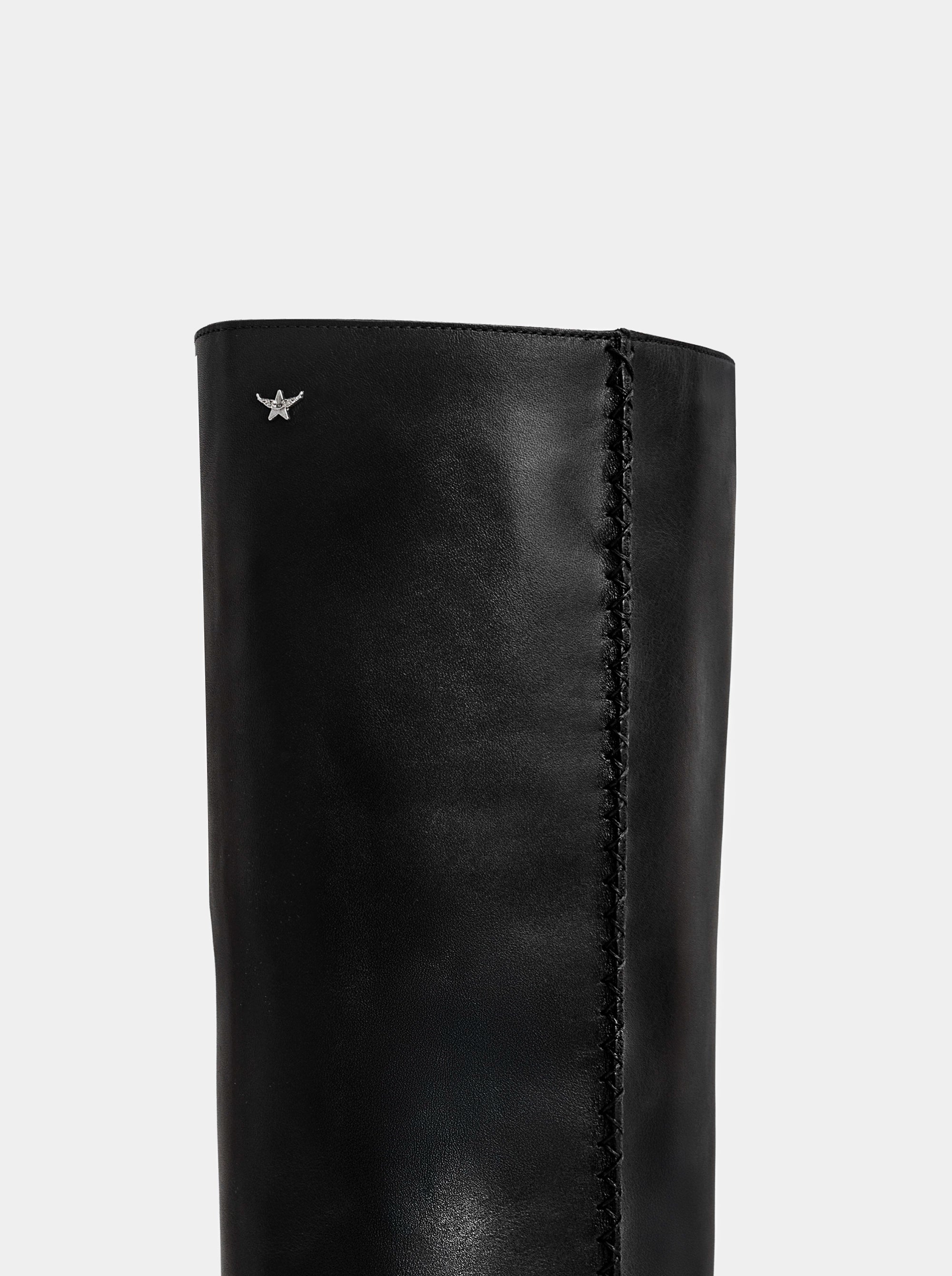 TIMES BLACK LEATHER BOOTS