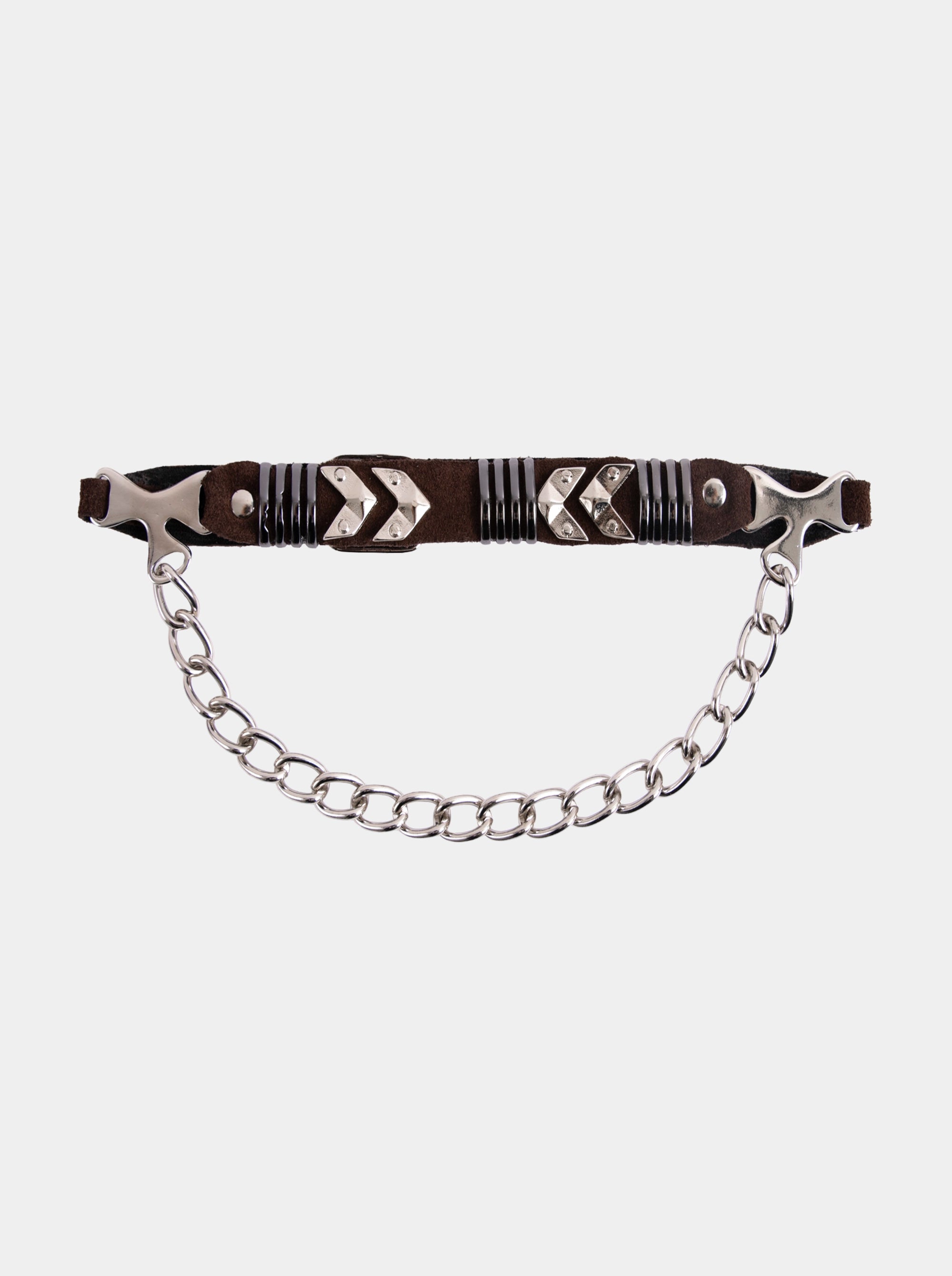 UNIQUE BROWN SUEDE BELT