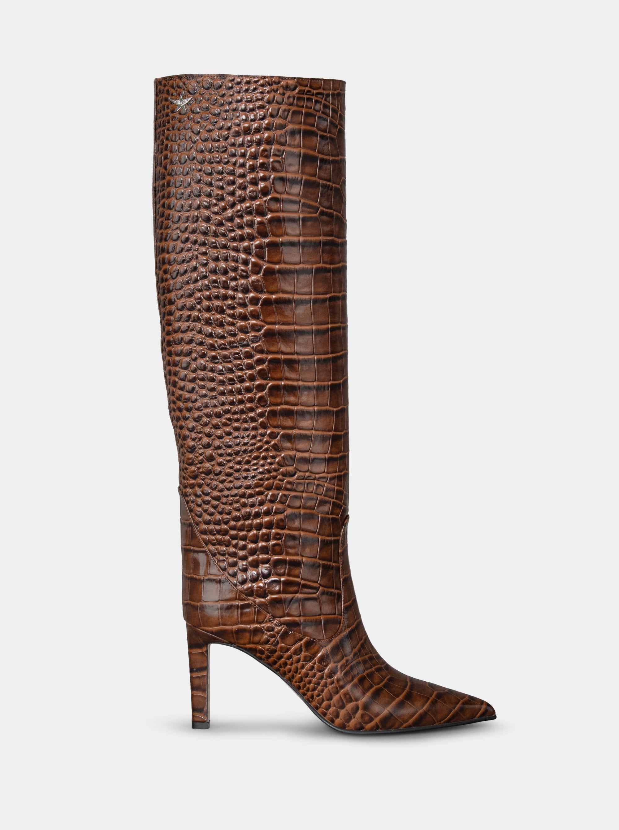 SM-88 VISCA BROWN CROCO BOOTS