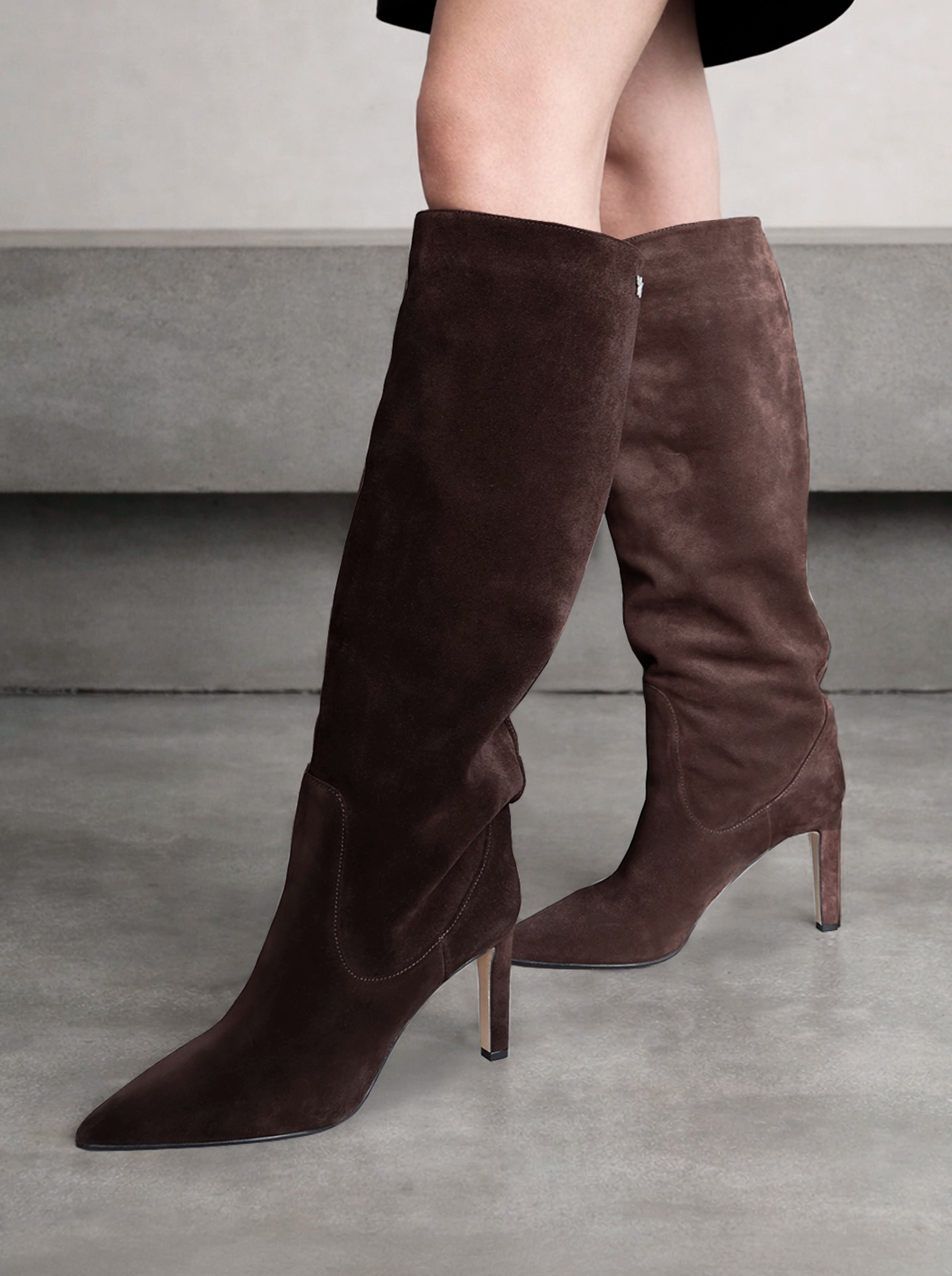 VISCA BROWN SUEDE BOOTS