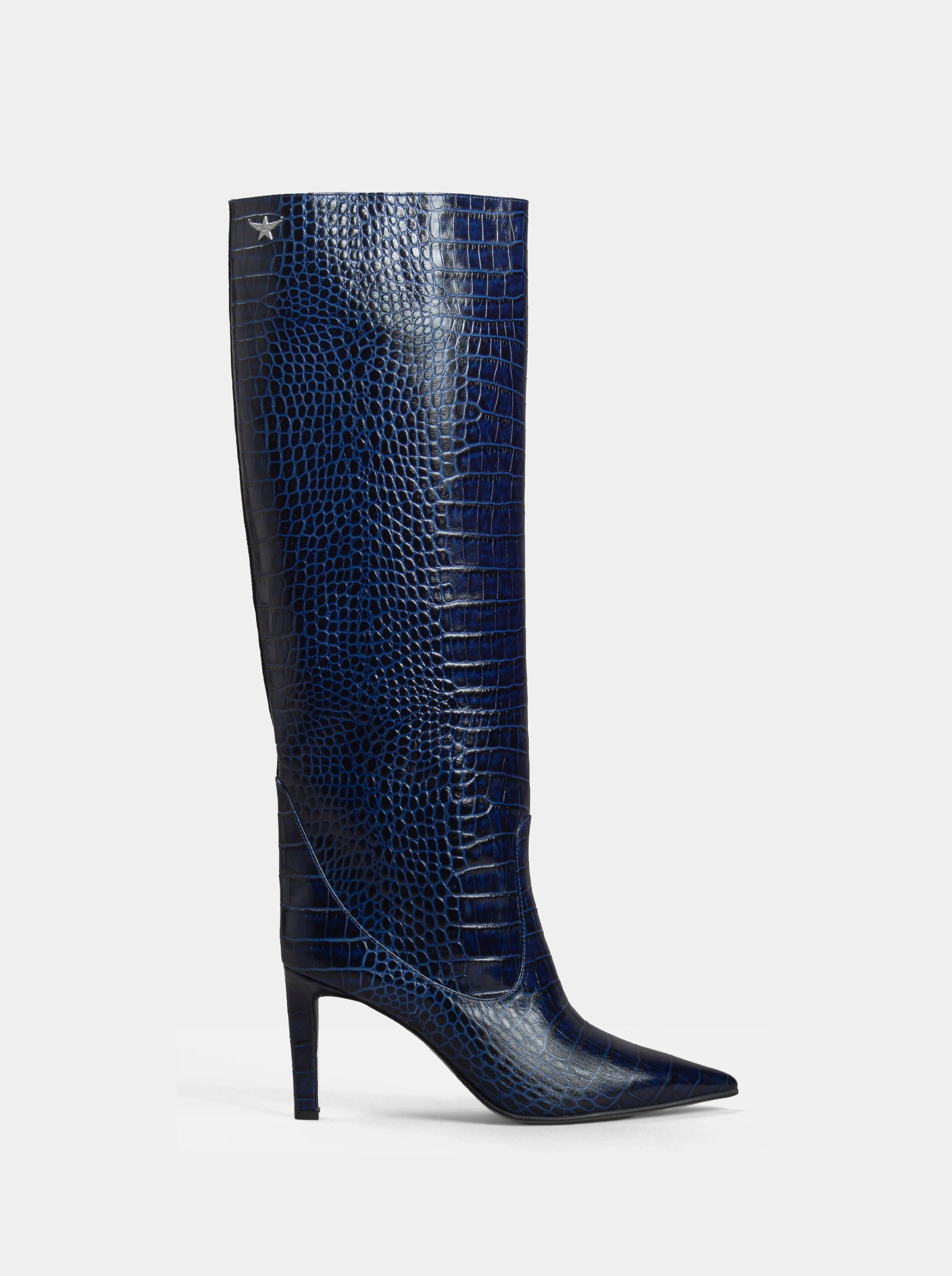 SM-93 VISCA NAVY CROCO BOOTS