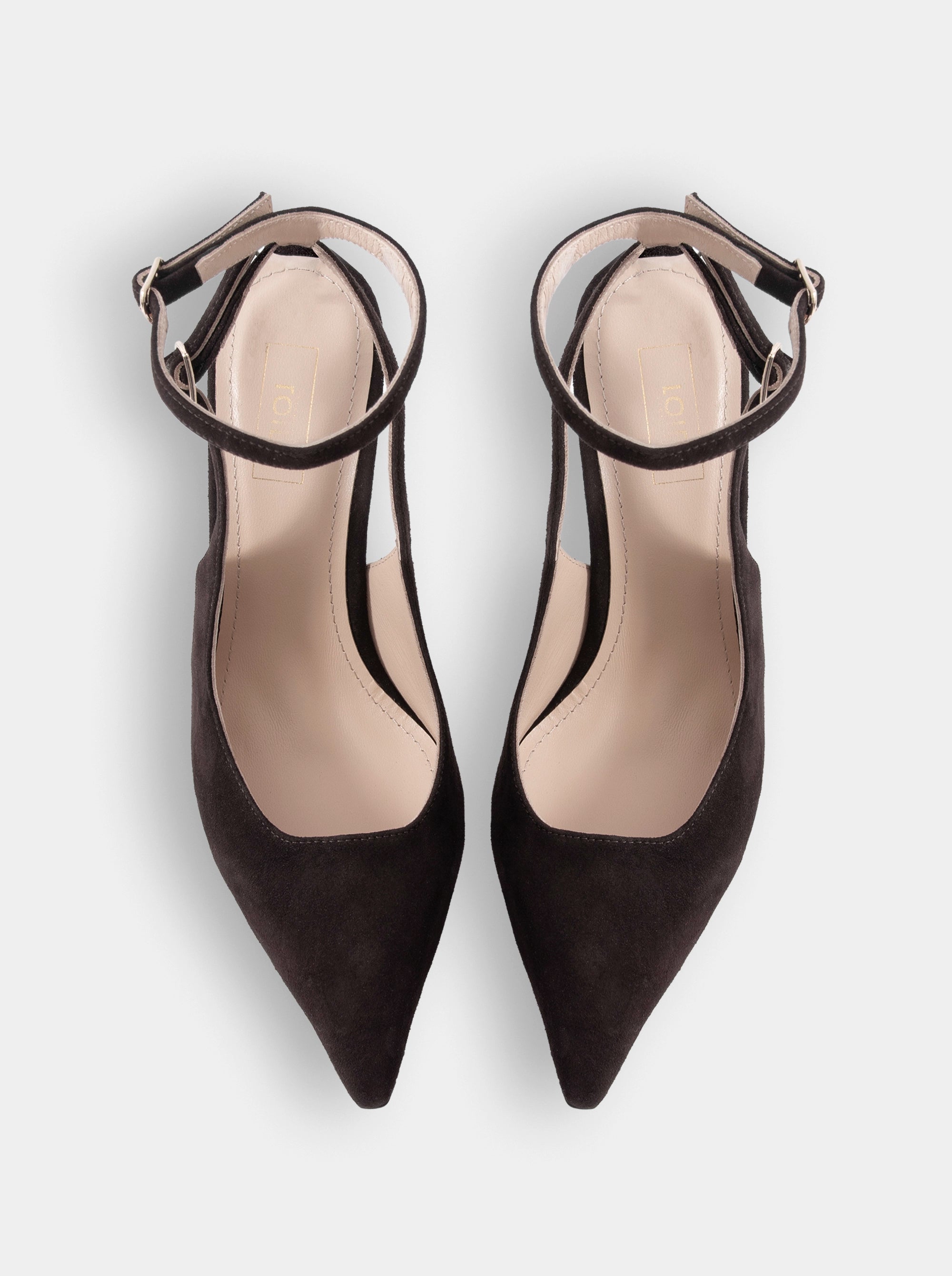 WANDA BROWN SUEDE PUMPS