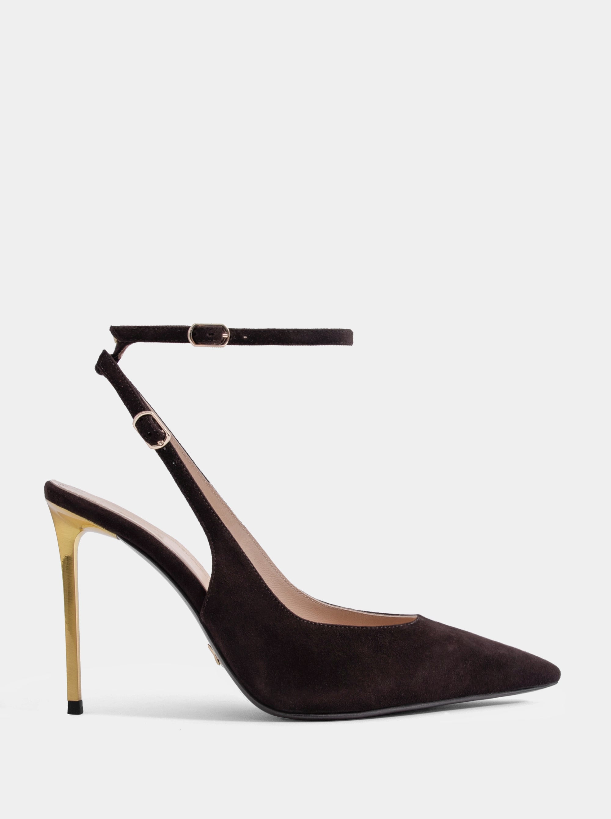 WANDA BROWN SUEDE PUMPS