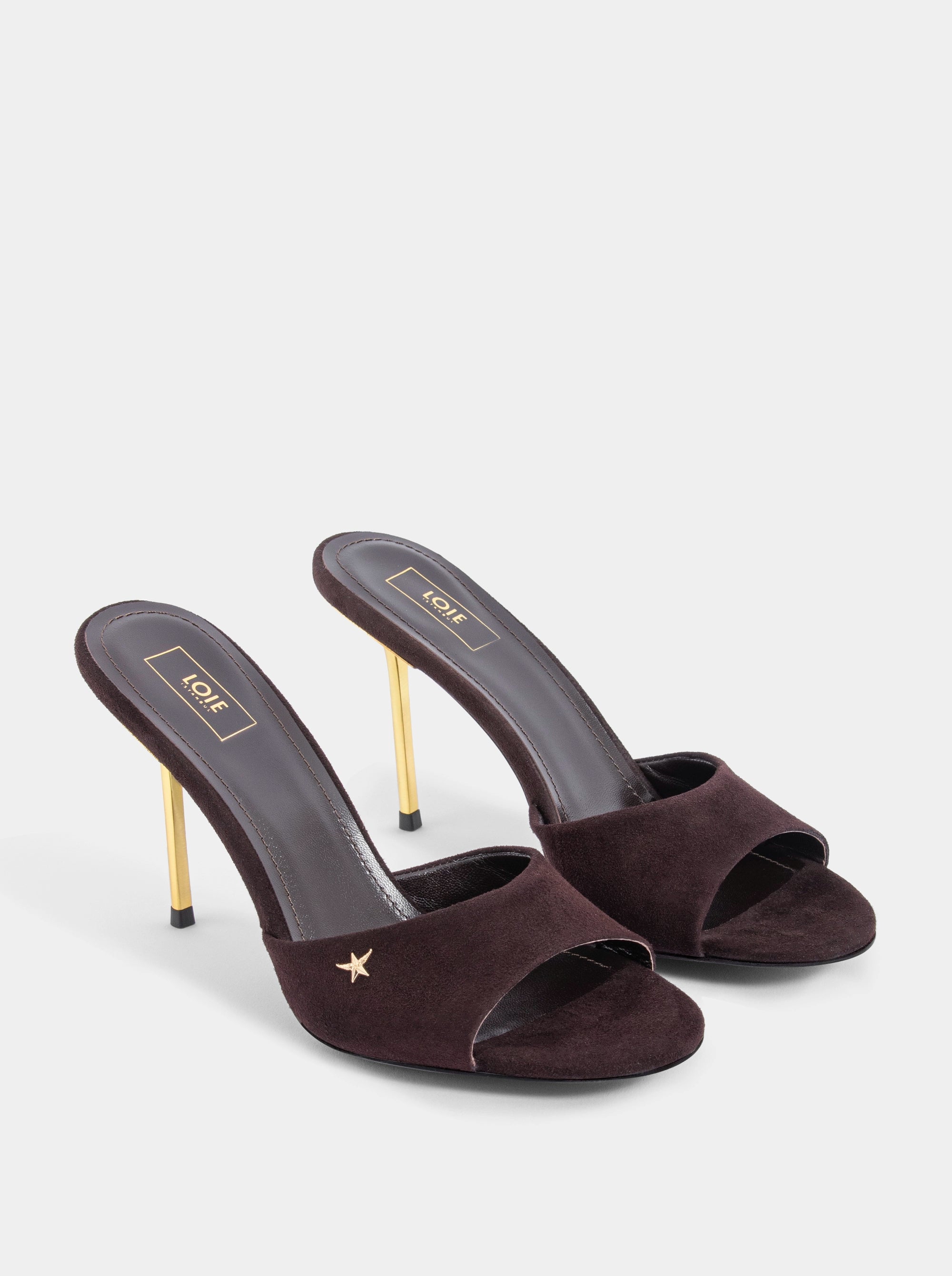 WANDER BROWN SUEDE SLIPPERS