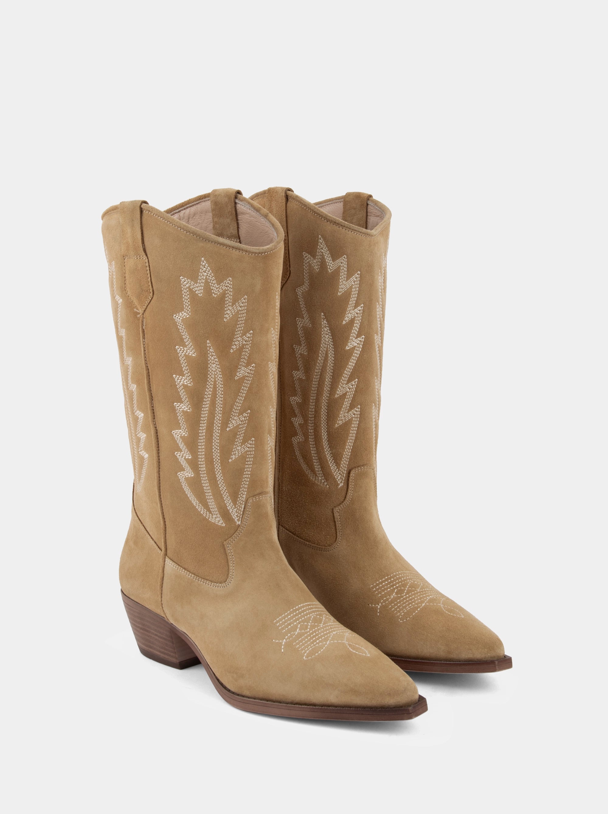 WEST MAS CAMEL SUEDE BOOTS