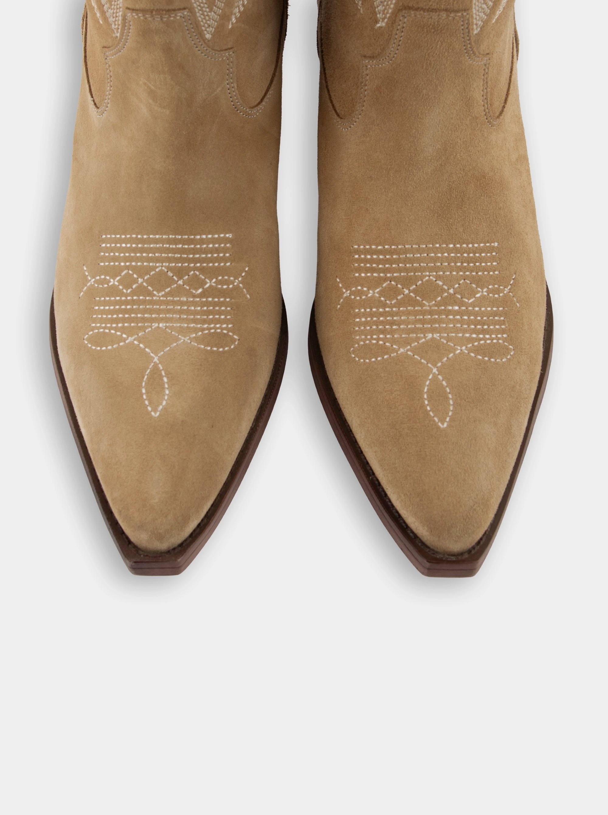 WEST MAS CAMEL SUEDE BOOTS